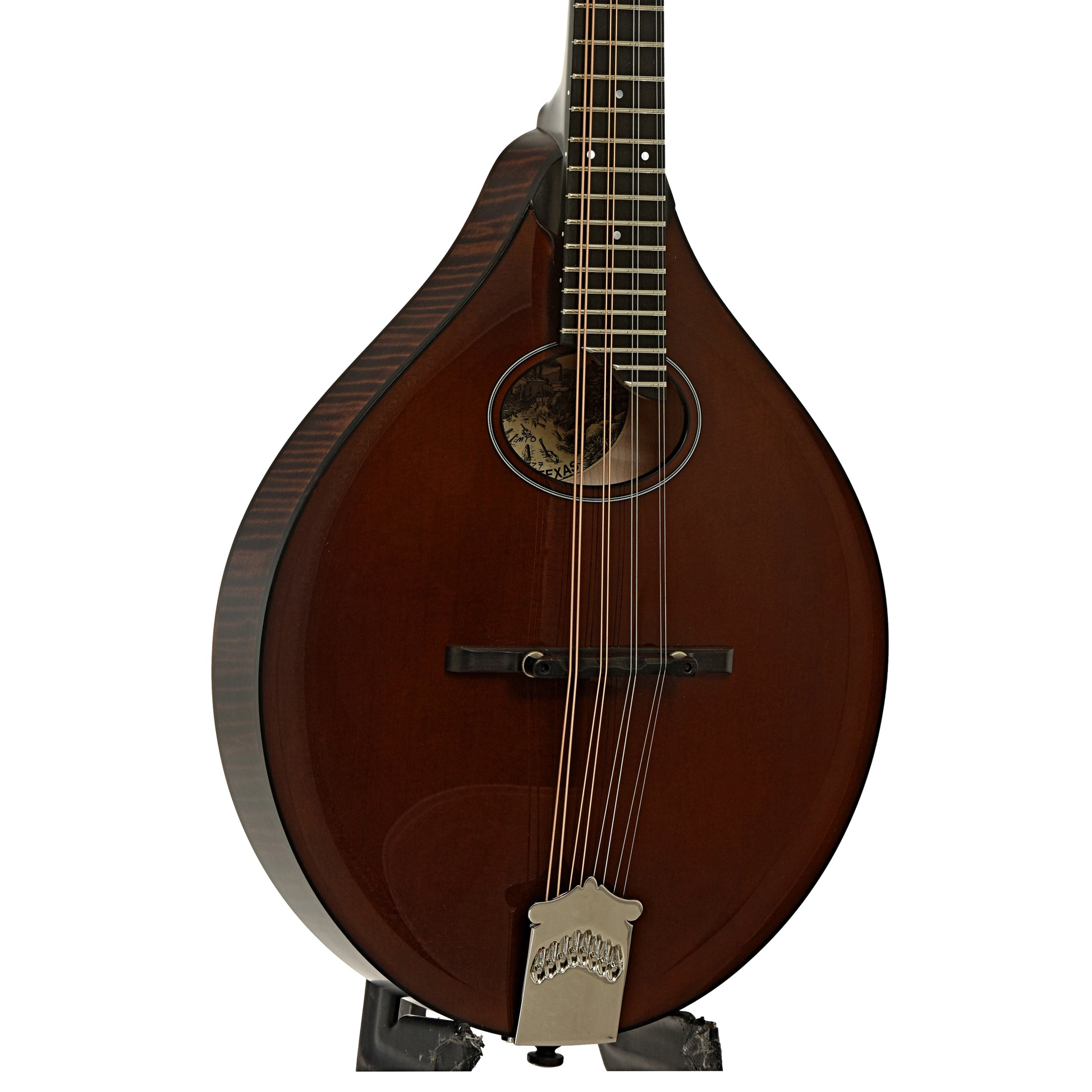 Front and side of Collings MT O Oval Hole A-Style Mandolin 