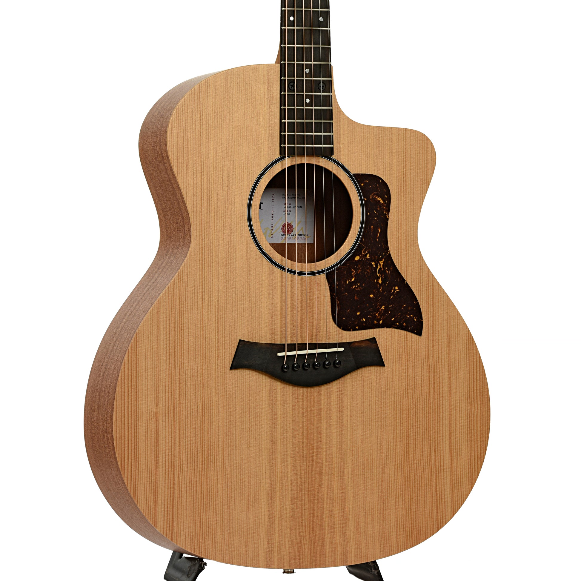 Front and side of Taylor 14ce Acoustic Guitar & Gigbag