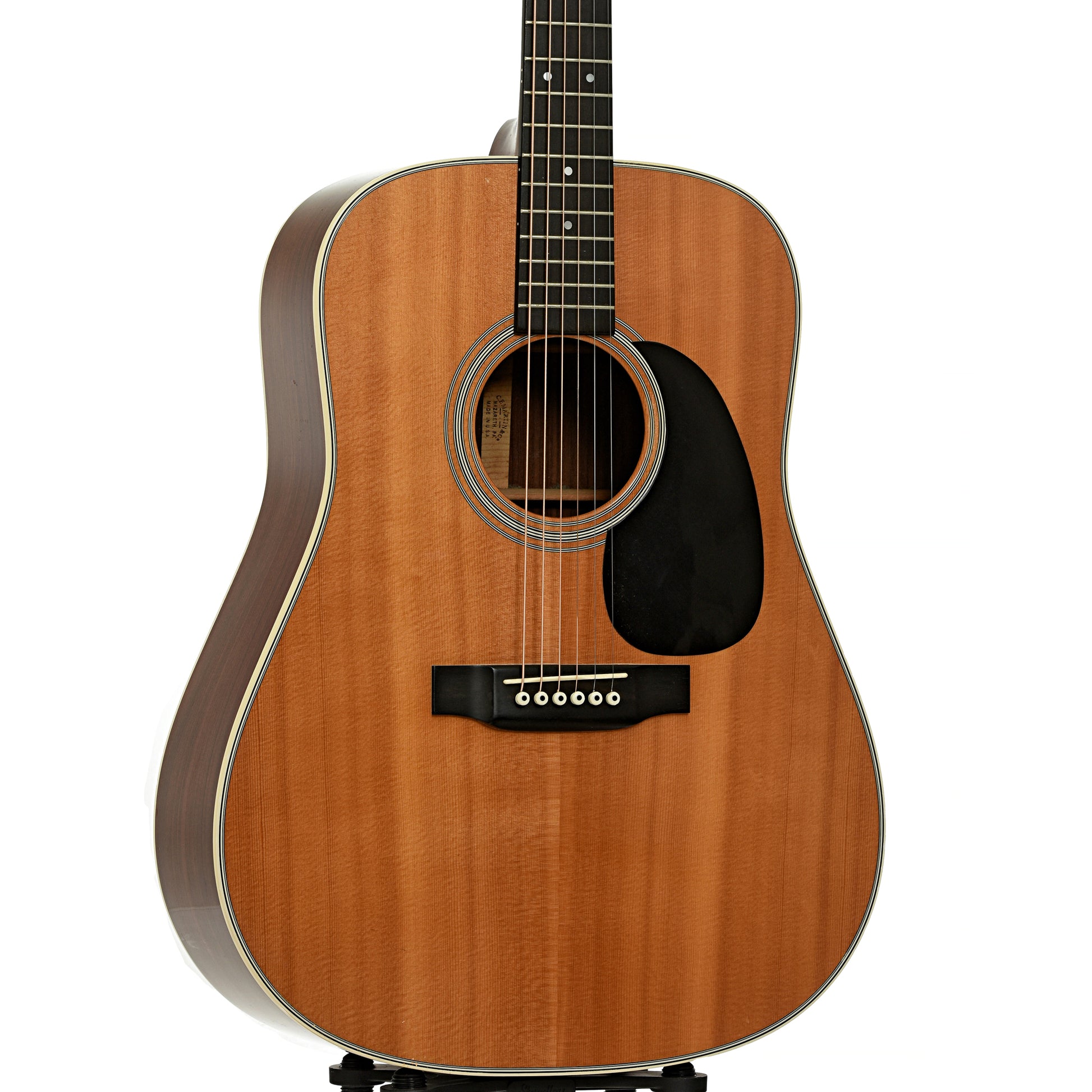 Front and side of Martin D-28