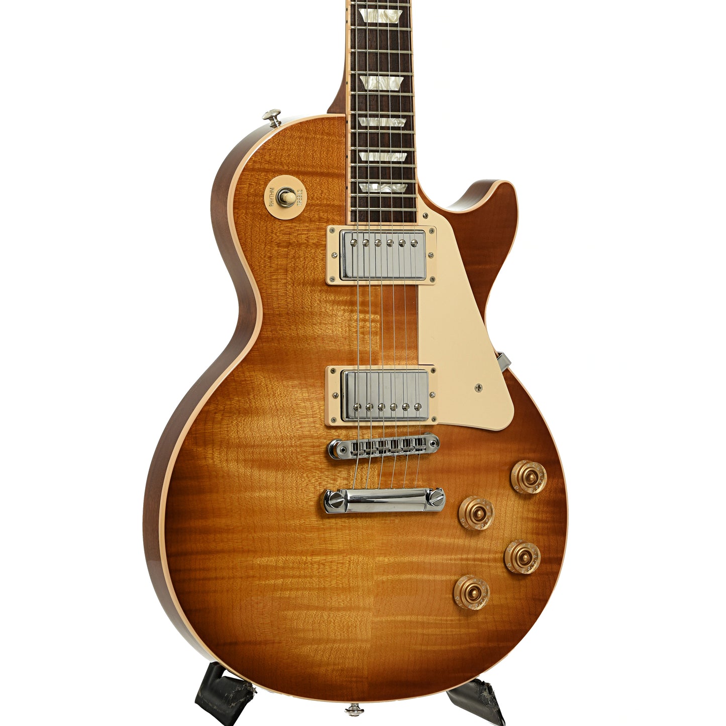 Front and side of Gibson Les Paul Traditional Plus Electric Guitar