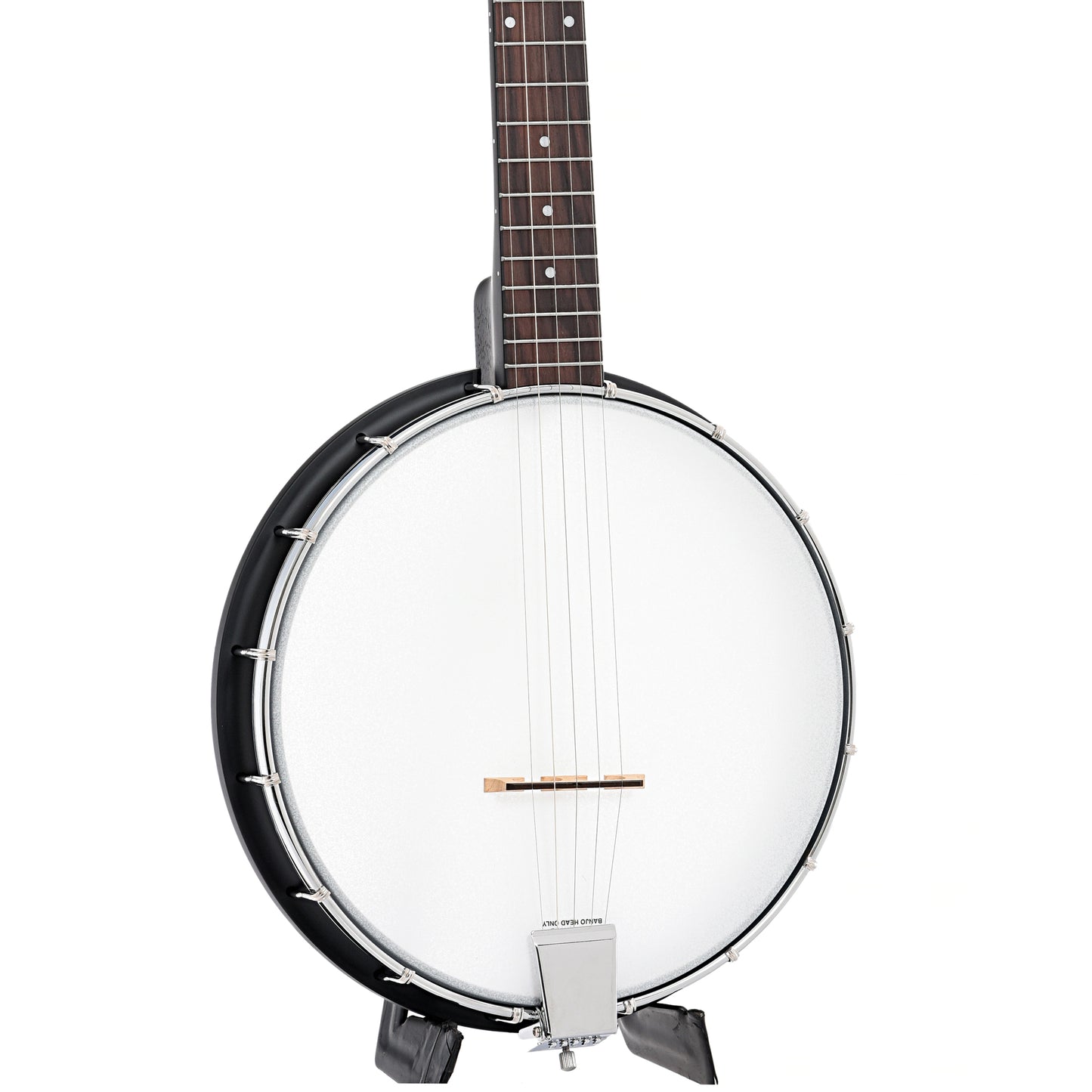 front and side of Gold Tone AC-1 Openback Banjo