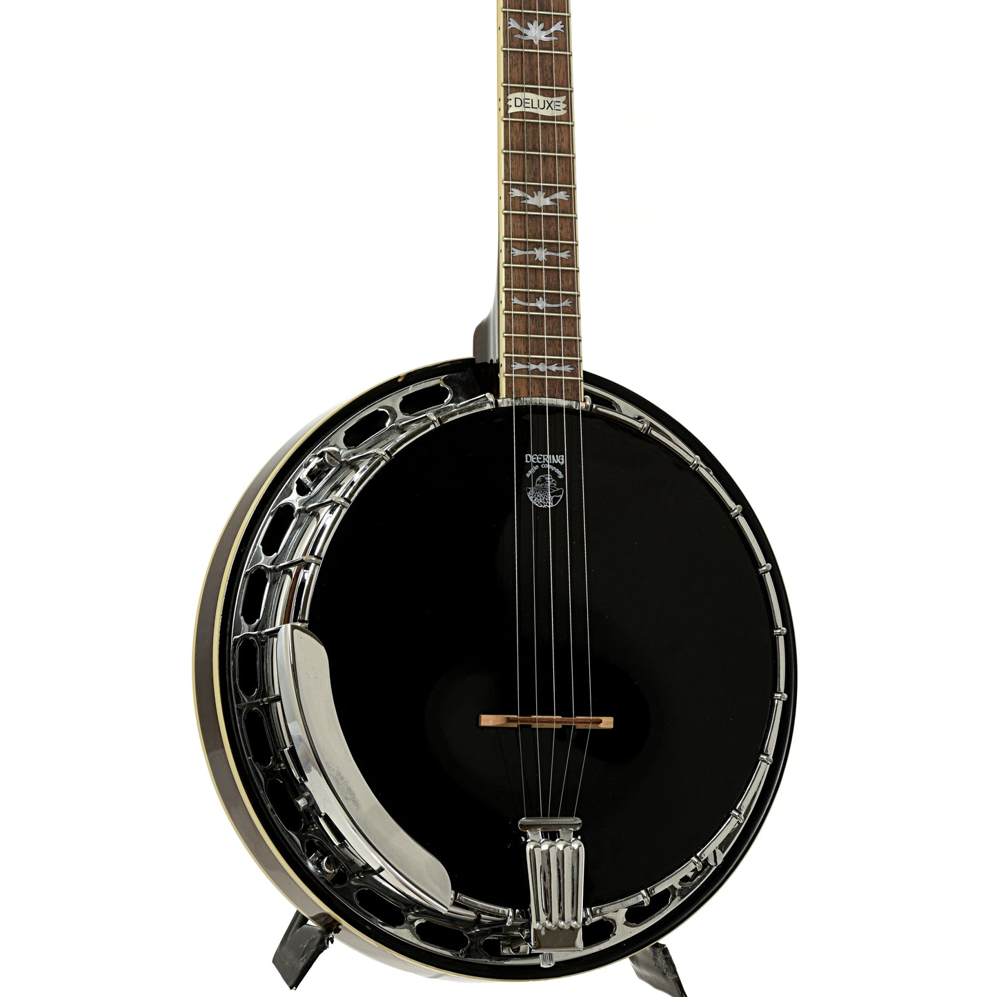Front and side of Fender FB-58 Resonator Banjo 