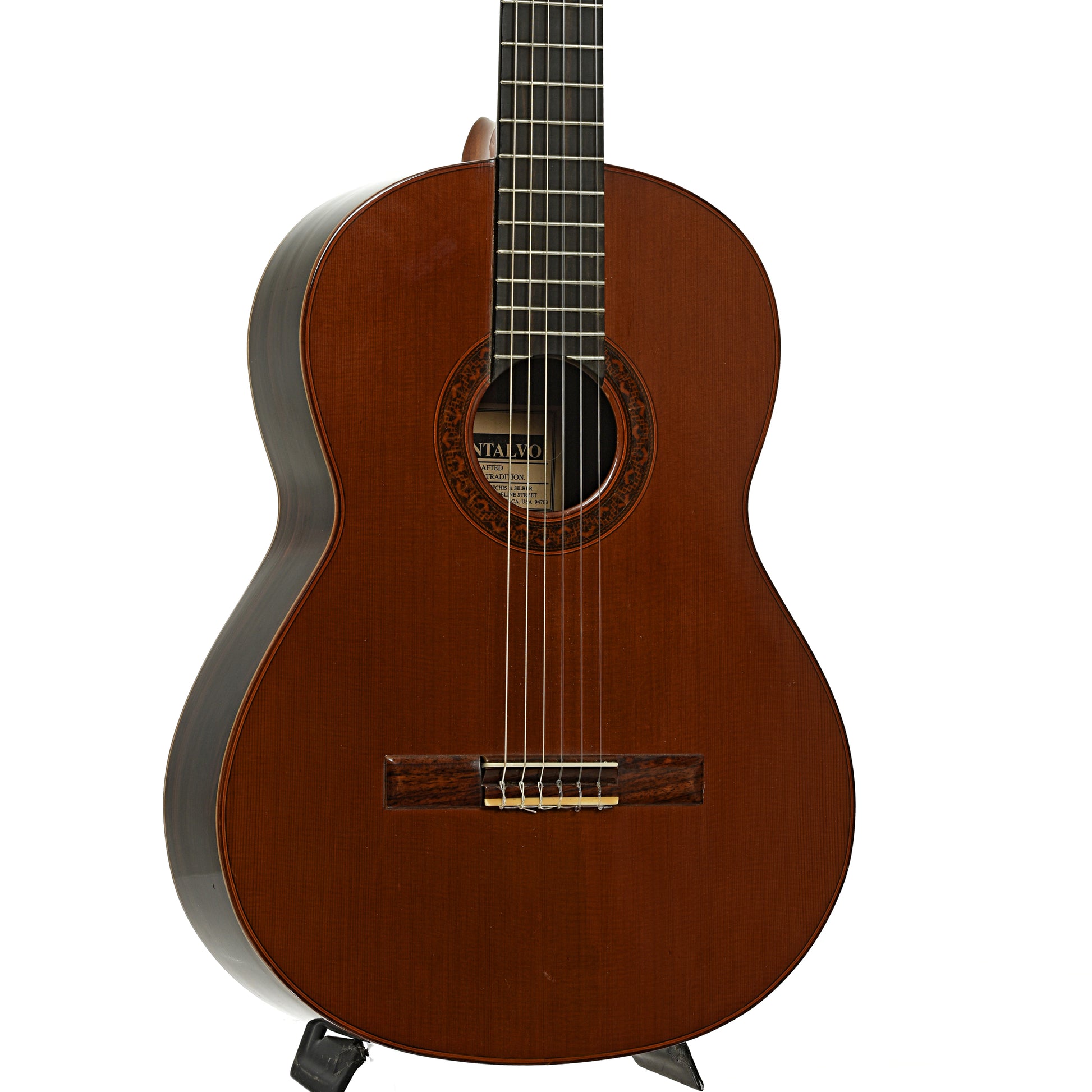 Front and side of Jorge Montalvo Concert Classical Guitar