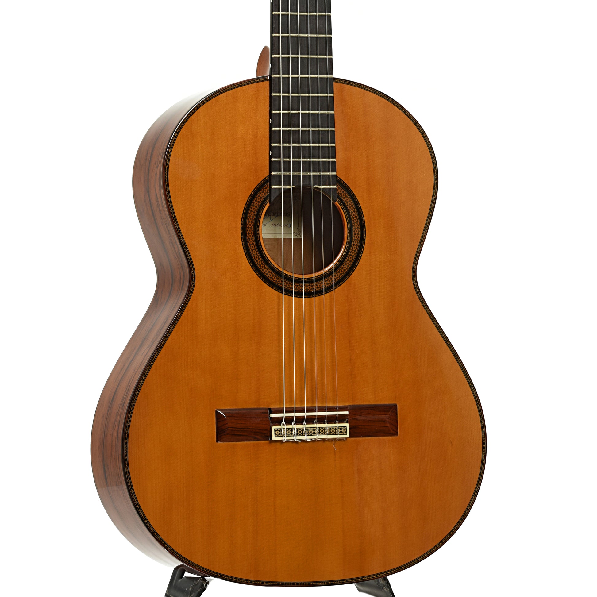 Front and side of Manuel Contreras Classical Guitar 