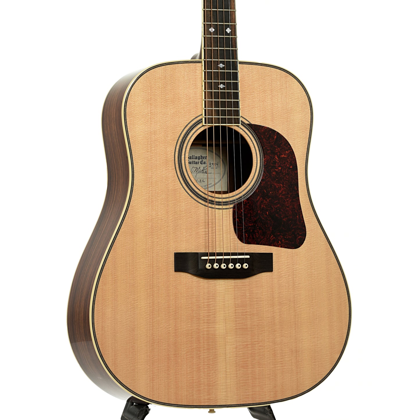 Front and side of Gallagher Guitar Co. G-70 Dreadnought Guitar