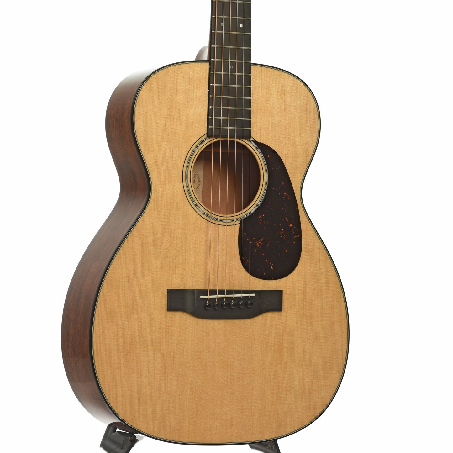 Front and side of Martin 0-18 Custom Shop Acoustic Guitar