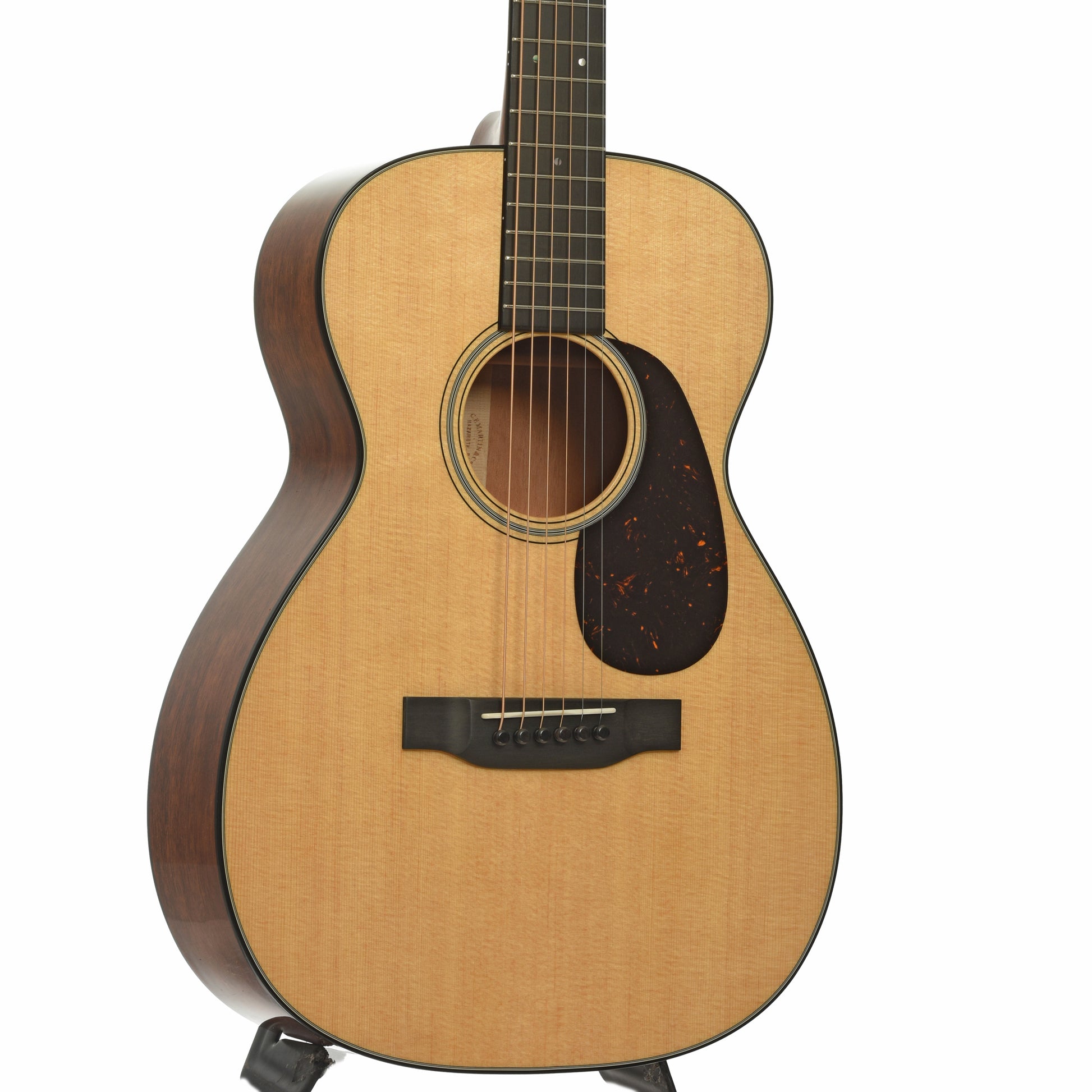 Front and side of Martin 0-18 Custom Shop Acoustic Guitar