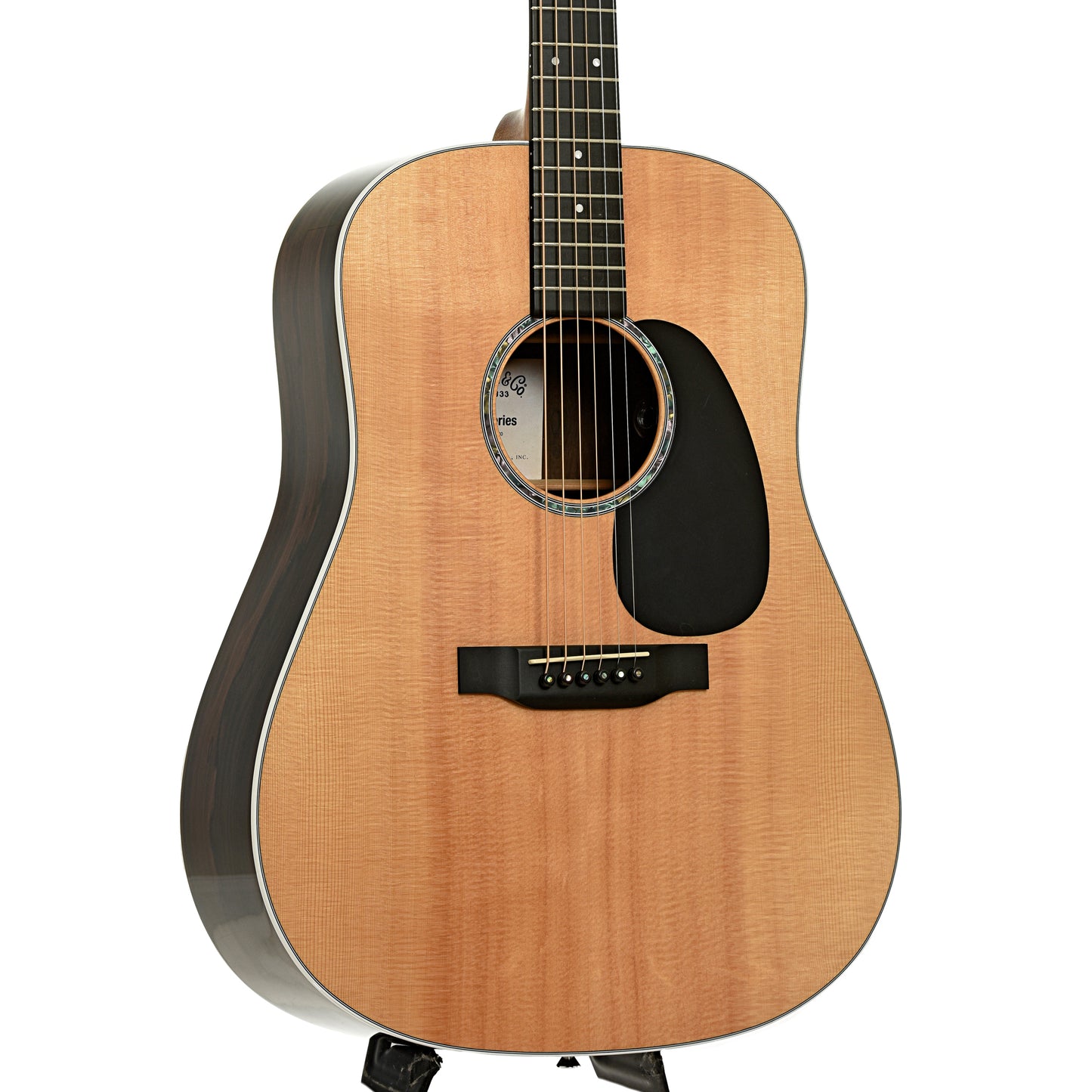 Front and side of Martin D-13E Ziricote Acoustic Guitar