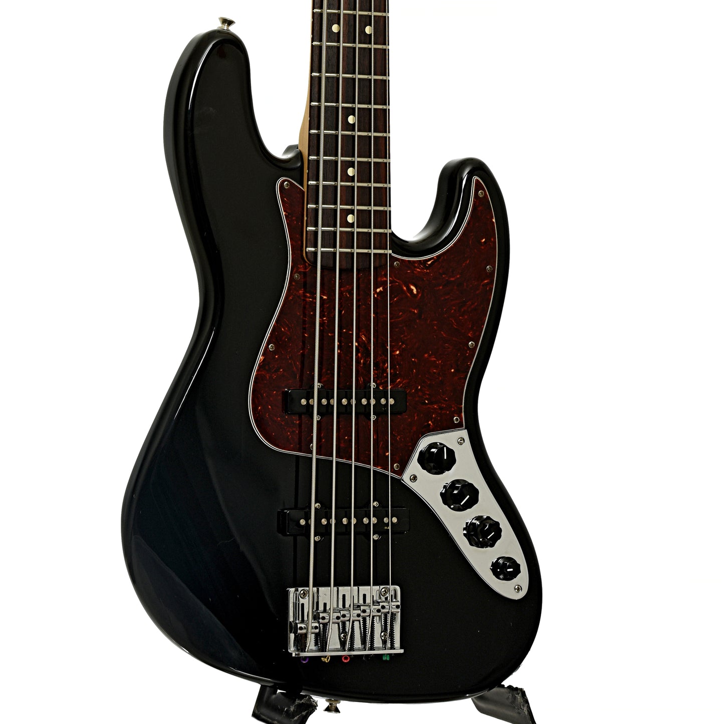Front and side of Fender Deluxe Active Jazz Bass V