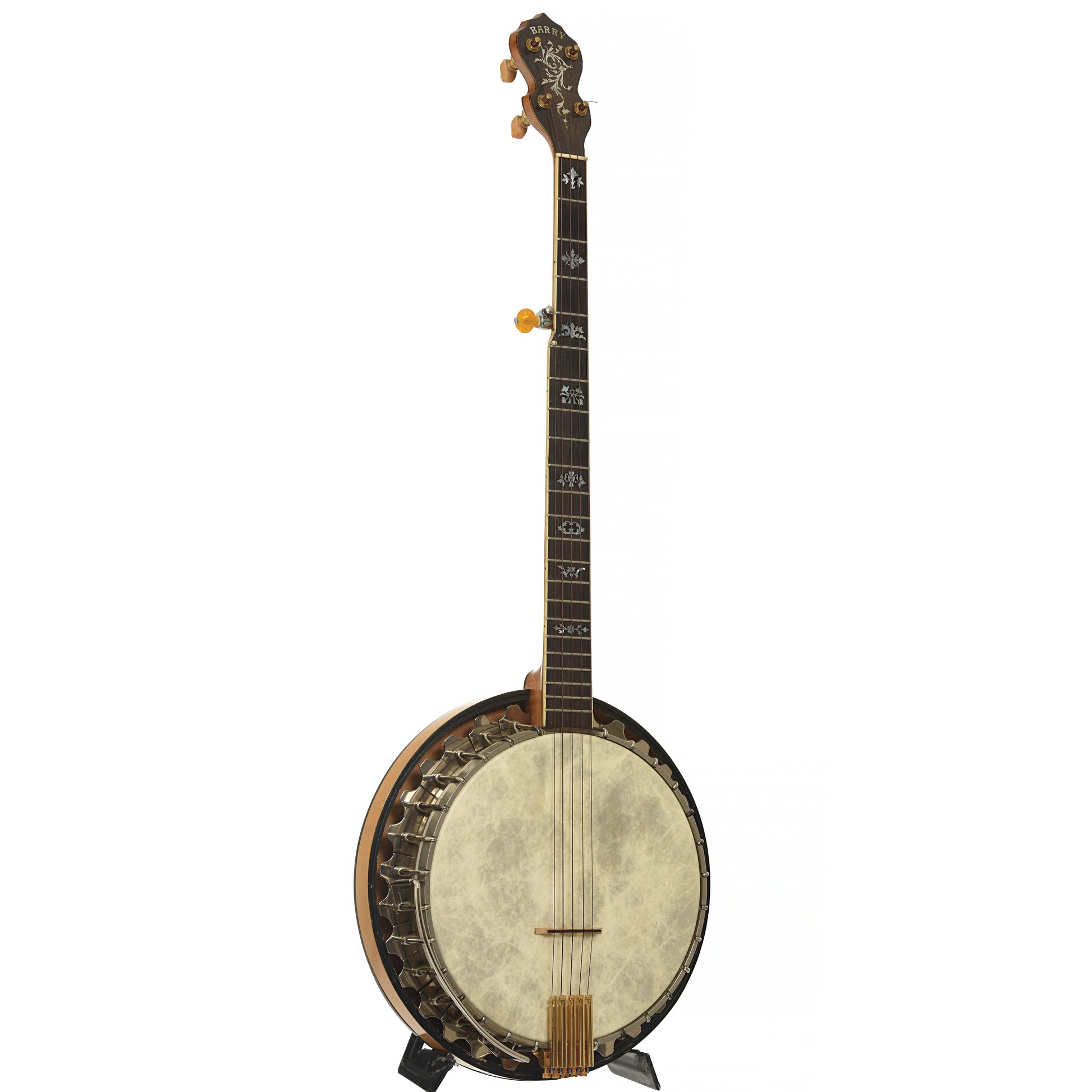 Full front and side of Vega Tubaphone Conversion Banjo