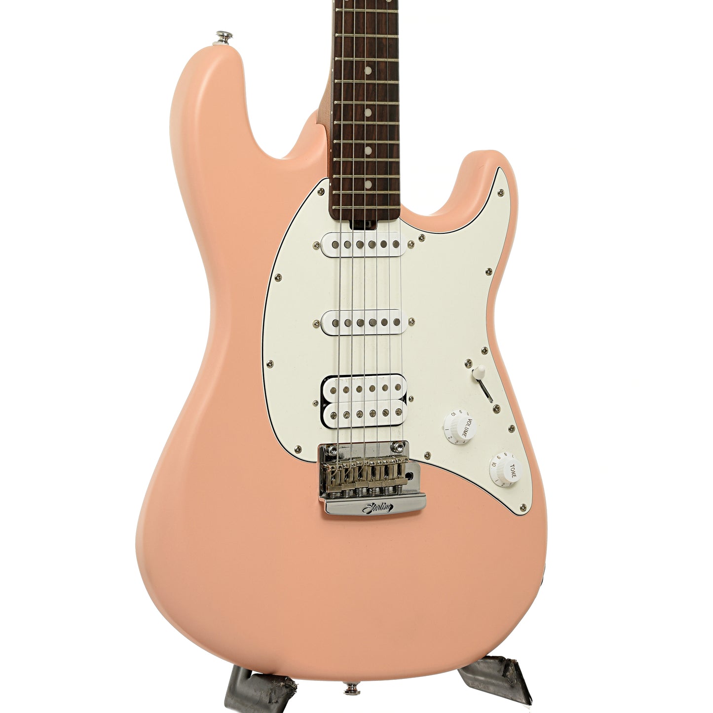 Front and side of Sterling By Music Man Cutlass Electric Guitar