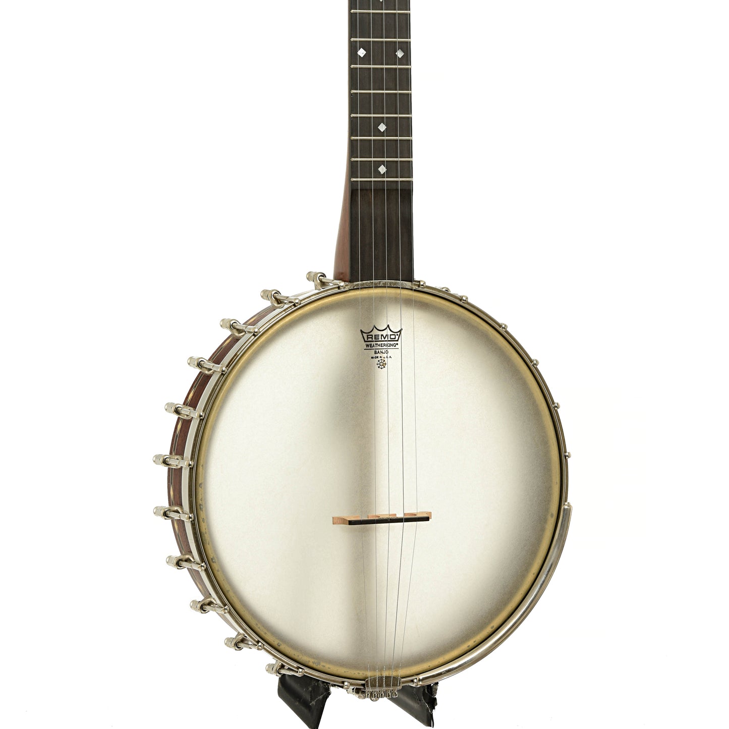 Front and side of Cedar Mountain A2 Appalachia Banjo LH