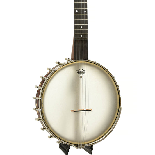 Front and side of Cedar Mountain A2 Appalachia Banjo LH