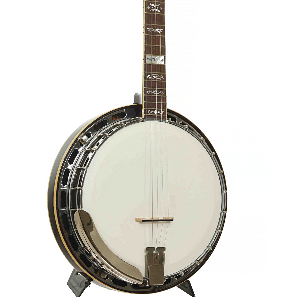 Front & Side of Gibson TB-3 Conversion Resonator Banjo