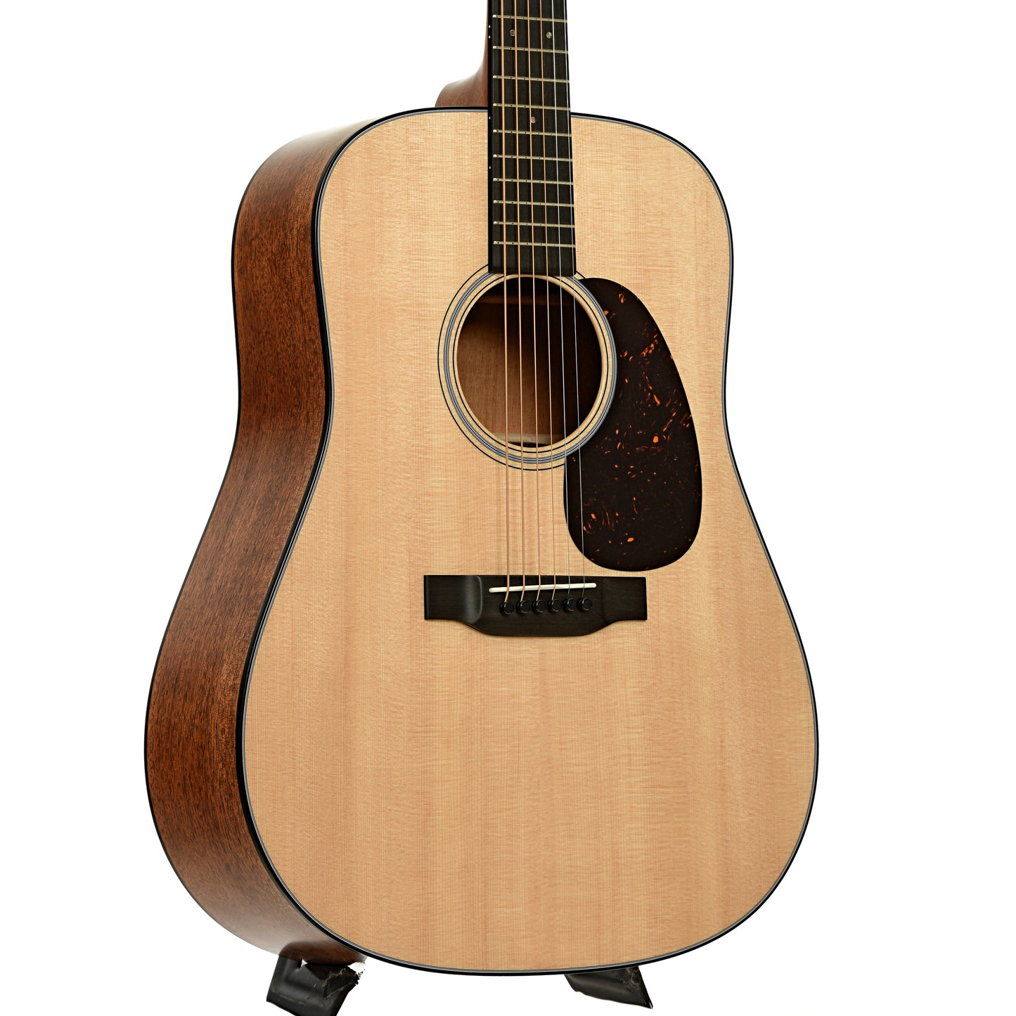 Front and side of Washburn WD32S D-Size Acoustic Guitar