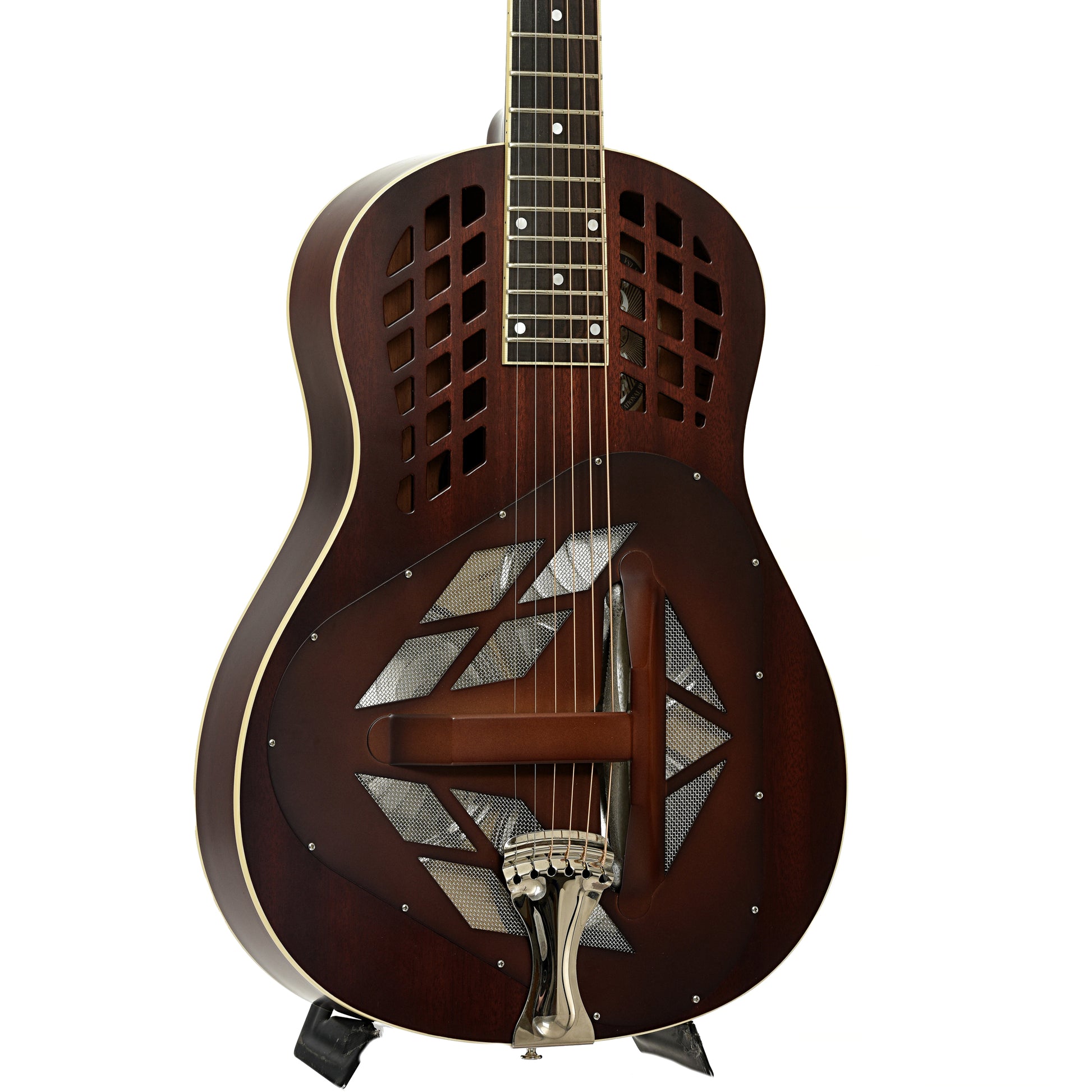 Front and side of National M-1 Tricone Resonator Guitar