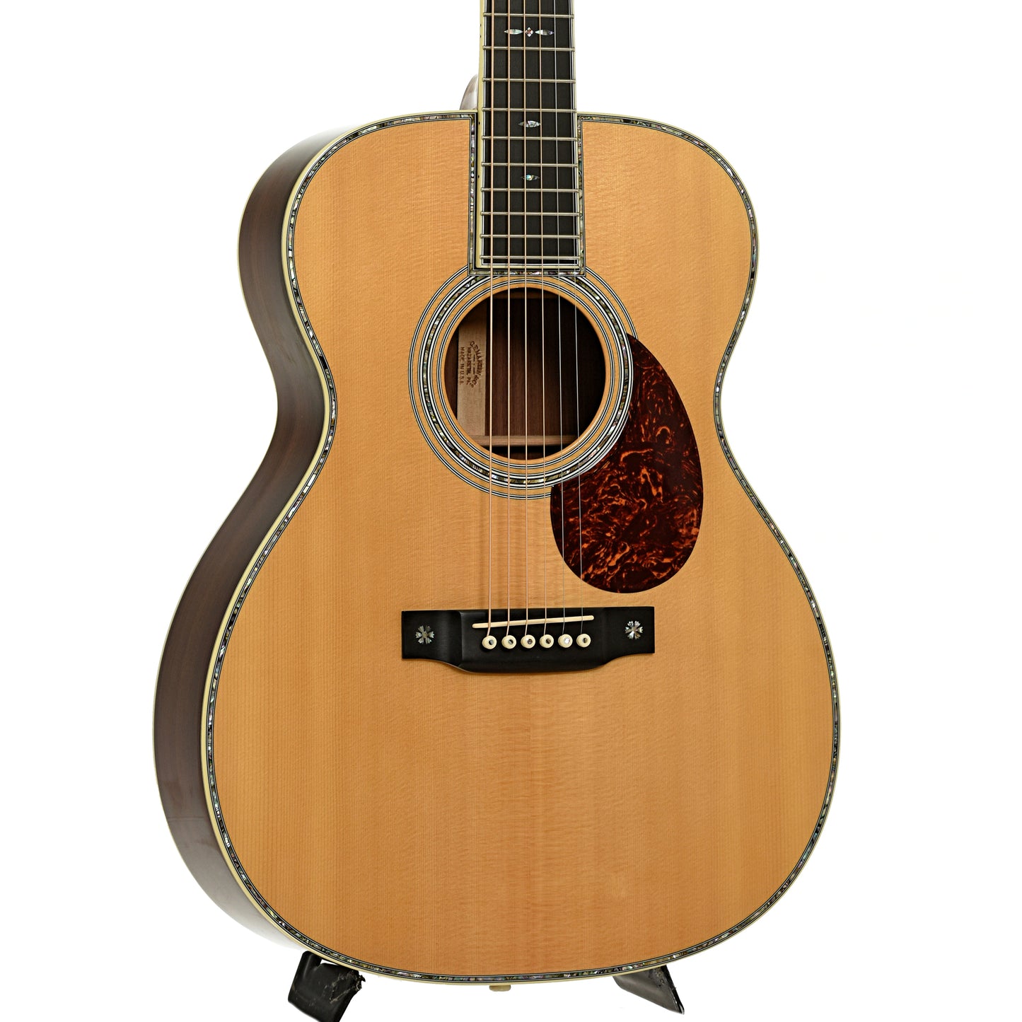 Front and side of Martin OM-42 Acoustic Guitar