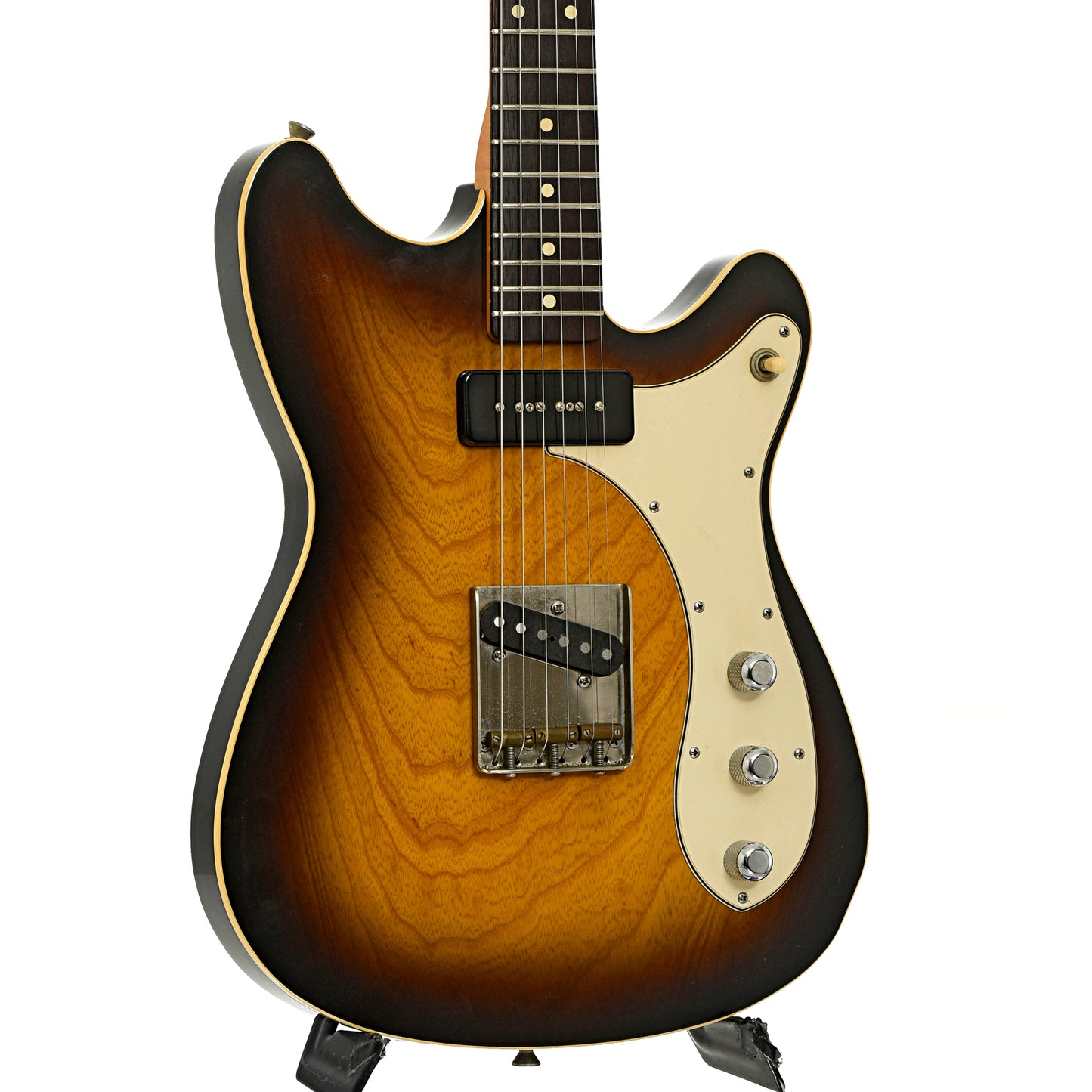 Front and side of Lentz HSL Brazilian Electric Guitar