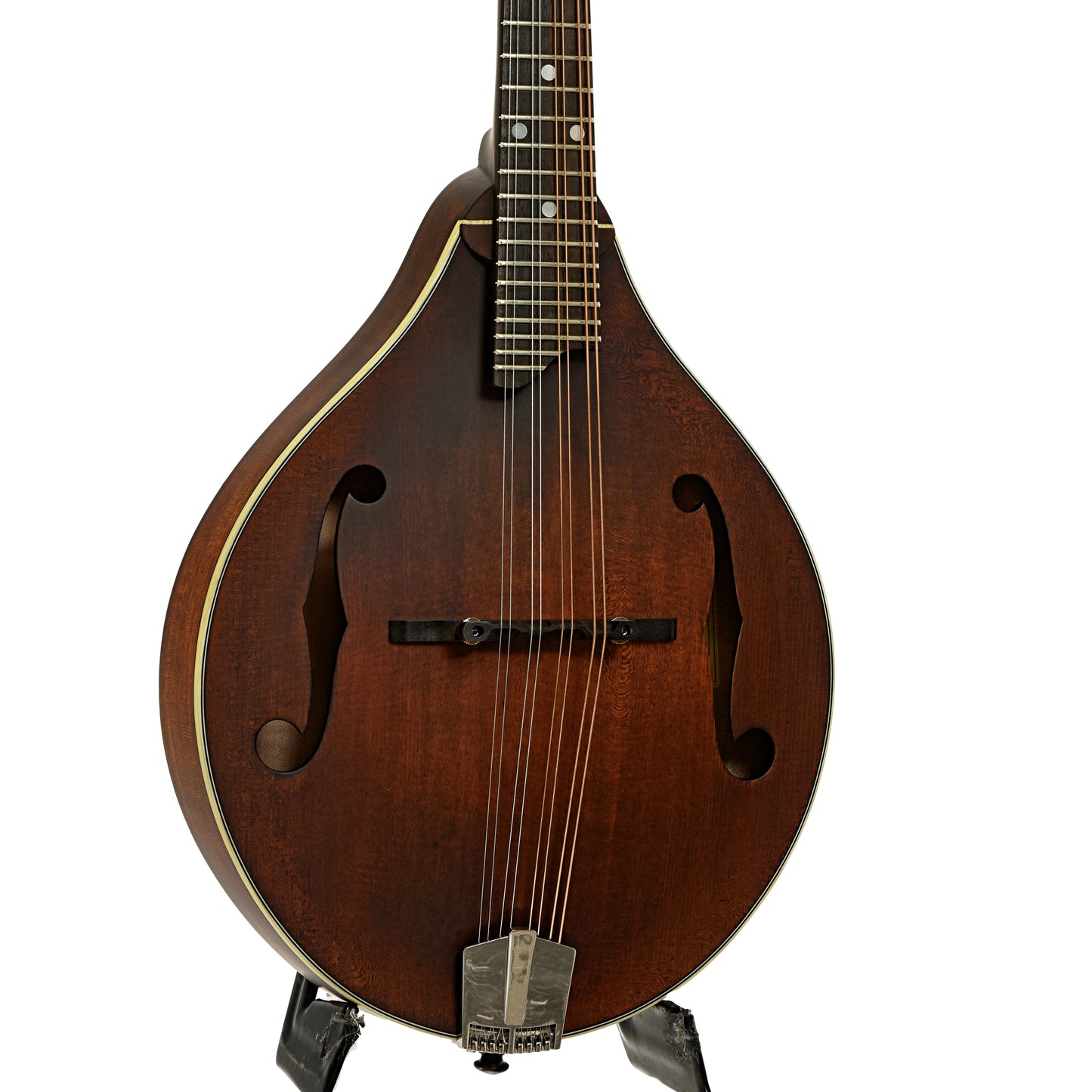 Front and side of Eastman MD305 Left Handed Mandolin