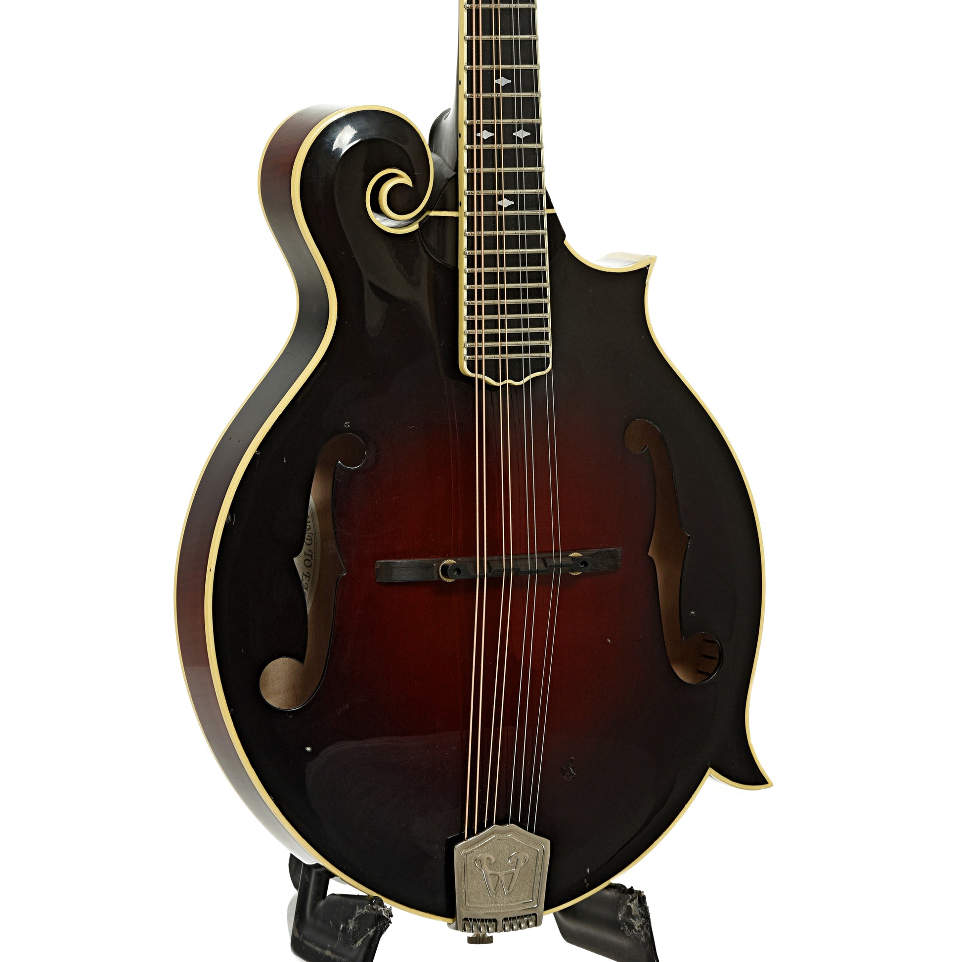 Front and side of Weber Yellowstone Model F-Style Mandolin