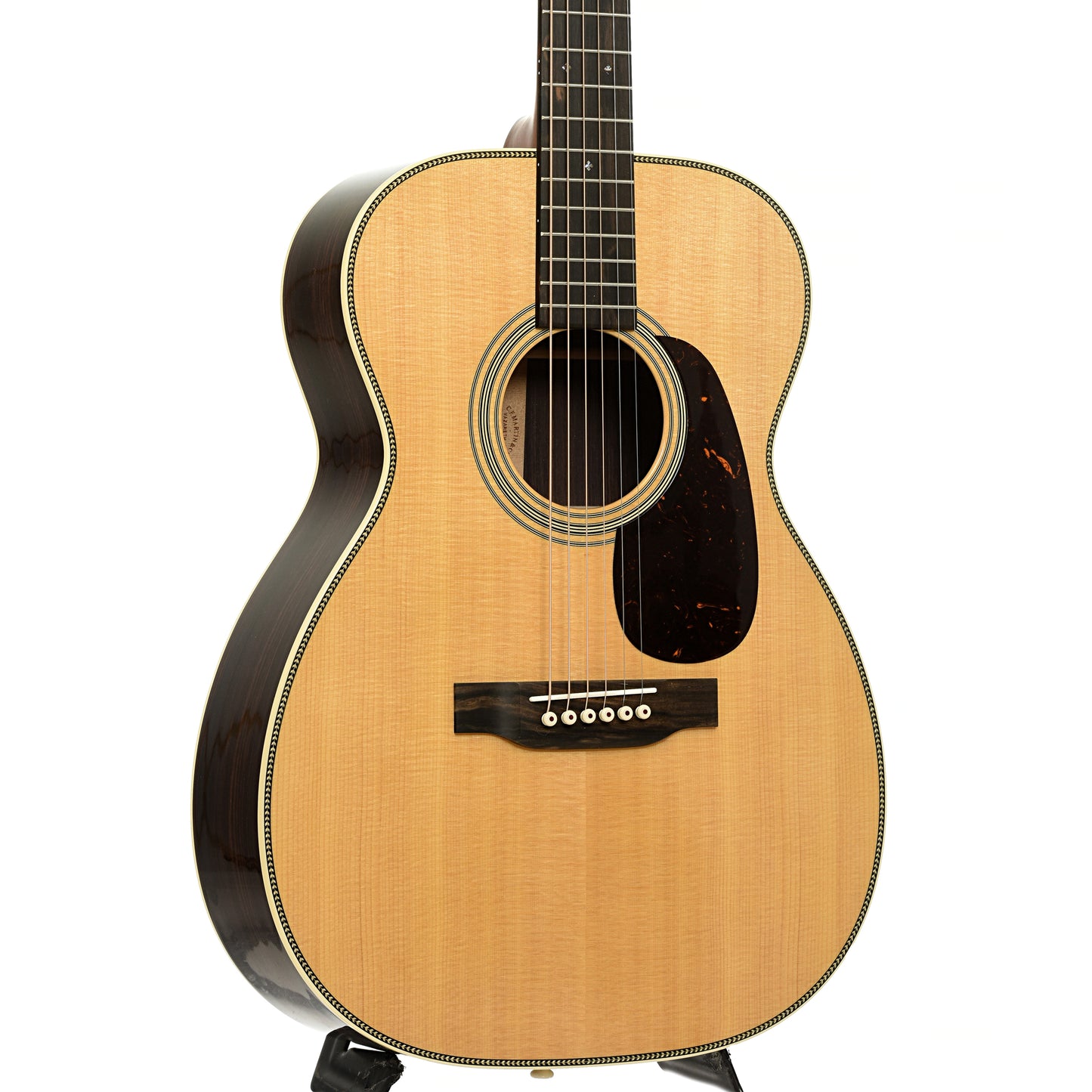 Front and side of Martin 00-28 Acoustic Guitar 