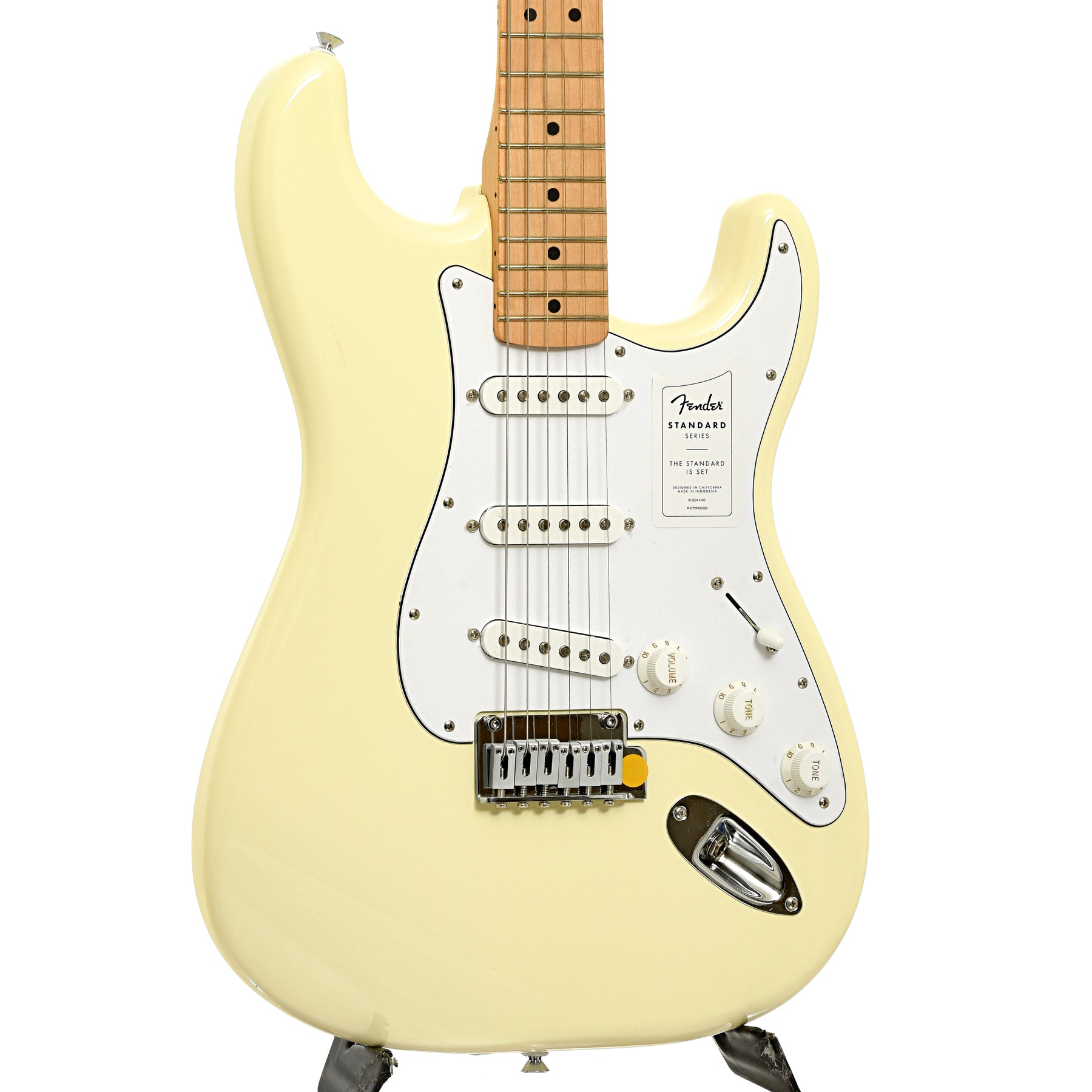 Fender Standard Stratocaster Electric Guitar, Olympic White