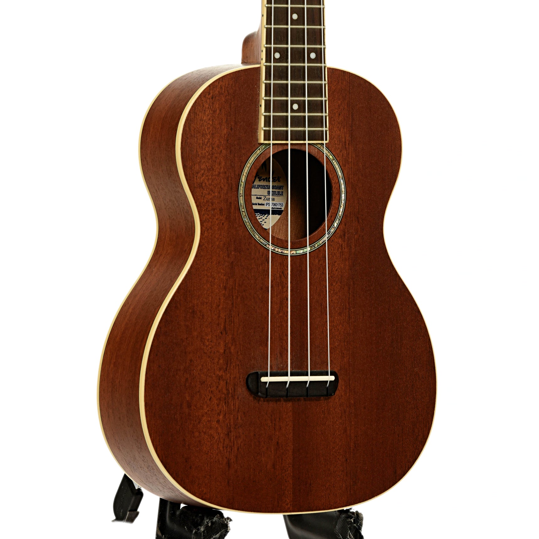 Front of Fender Zuma Concert Ukulele