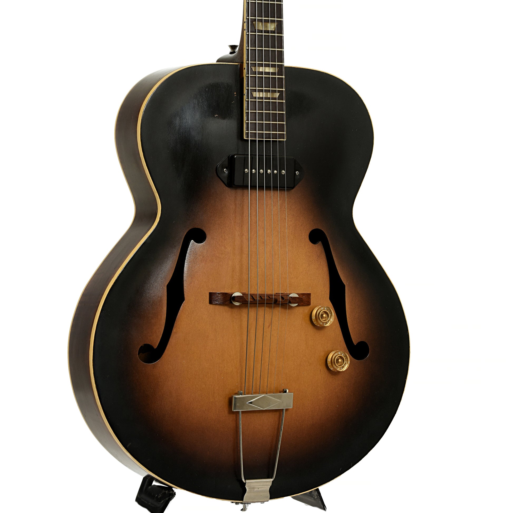 Front and side of Gibson ES-150 Hollowbody Electric Guitar