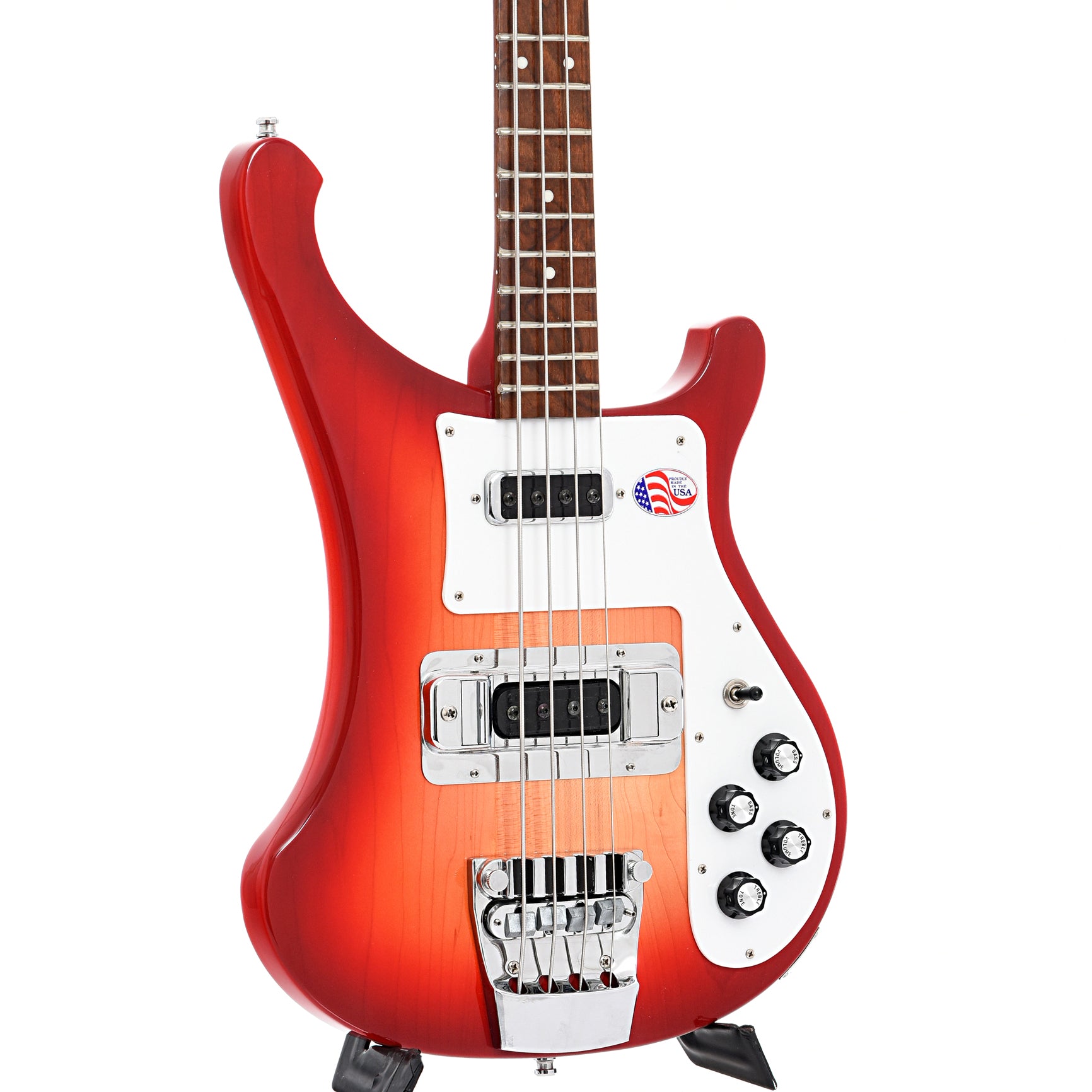 Front and side of Rickenbacker 4003 Electric Bass (2017)