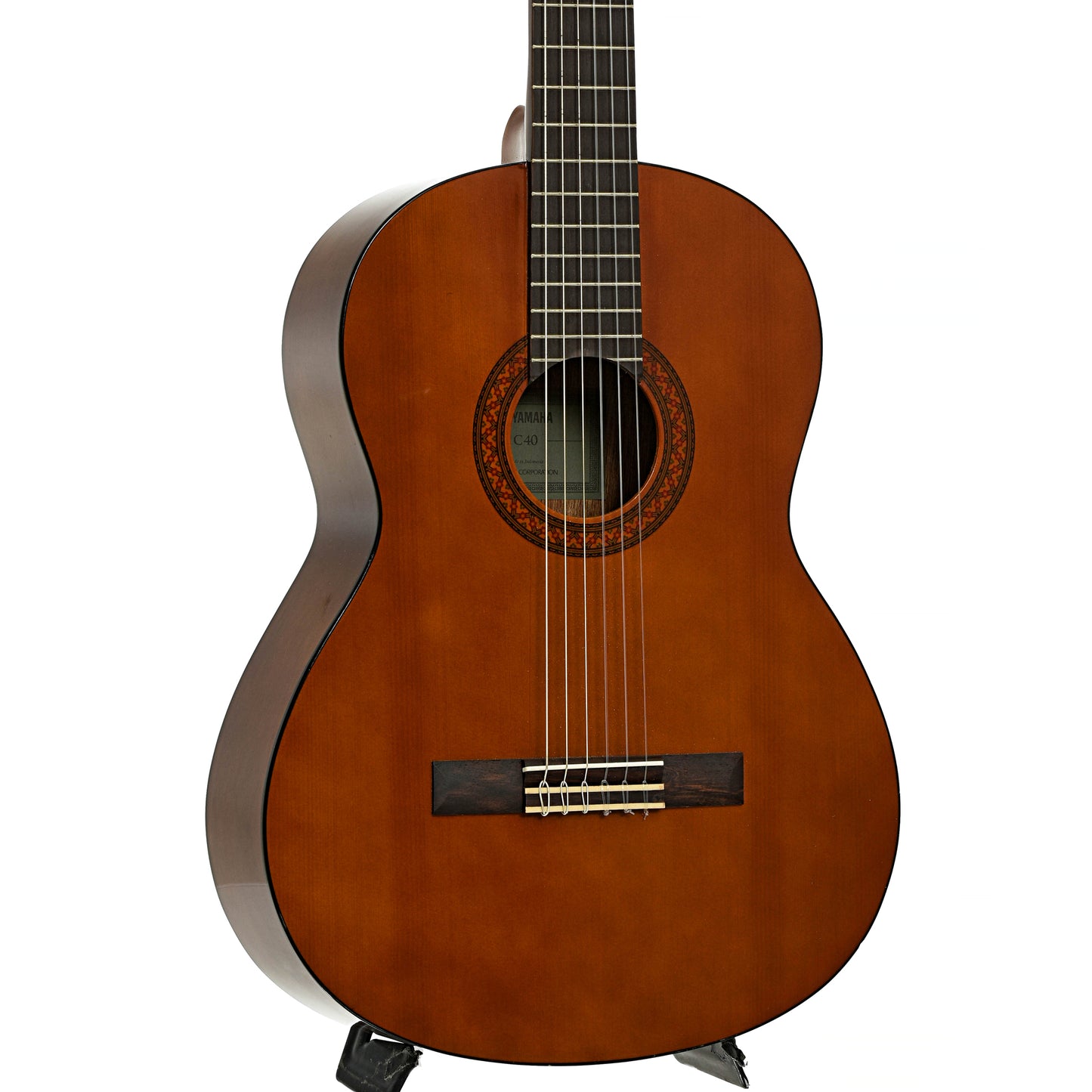 Front and side of Yamaha C-40 Classical Guitar