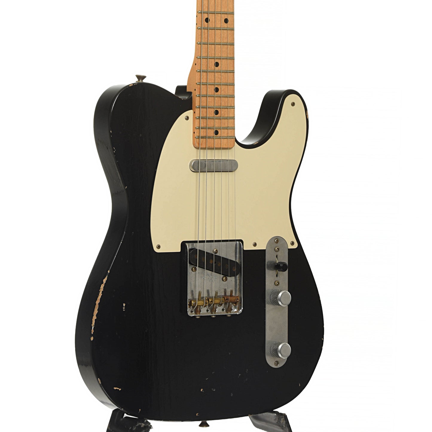 Front and side of Fender Custom Shop 1955 Relic Telecaster Reissue Electric Guitar (2006)