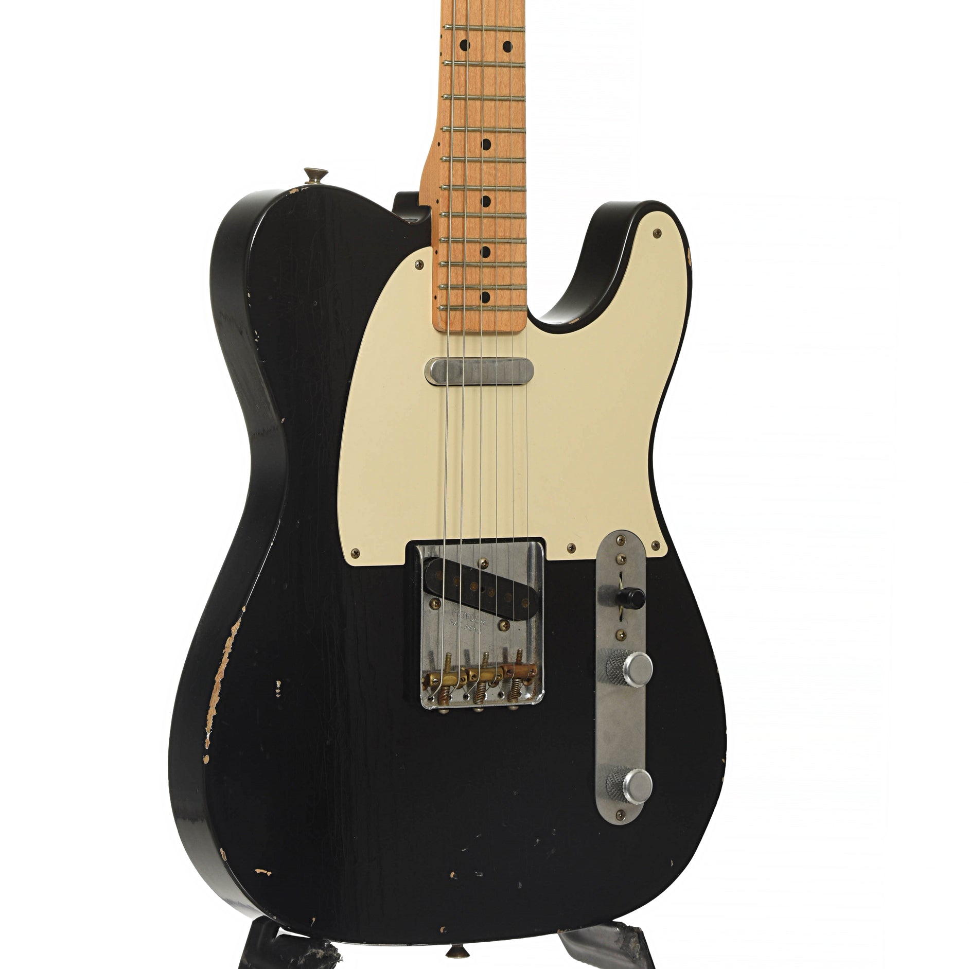 Front and side of Fender Custom Shop 1955 Relic Telecaster Reissue Electric Guitar (2006)