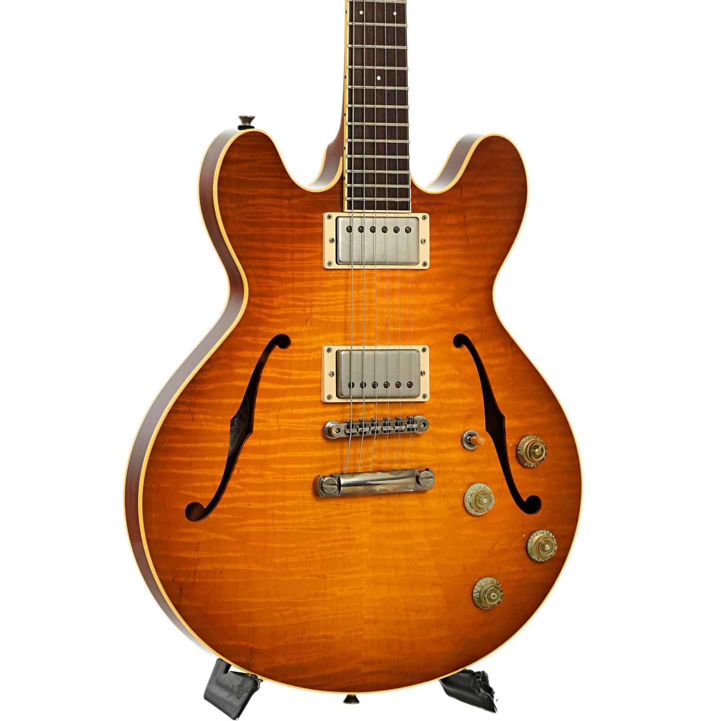 Front and side of Collings I-35 Hollowbody Electric Guitar