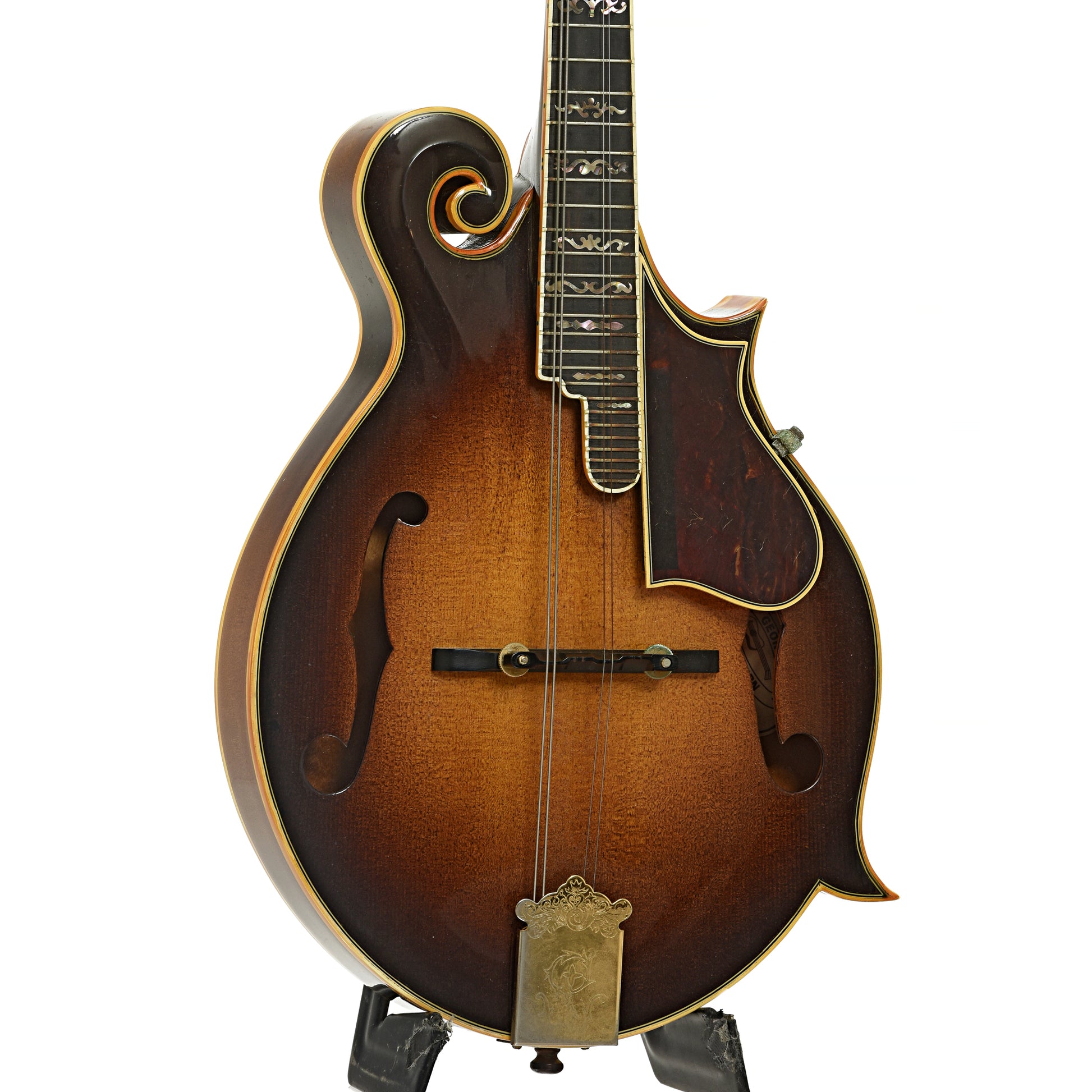 Front and side of Washburn M-5S F-Style Mandolin