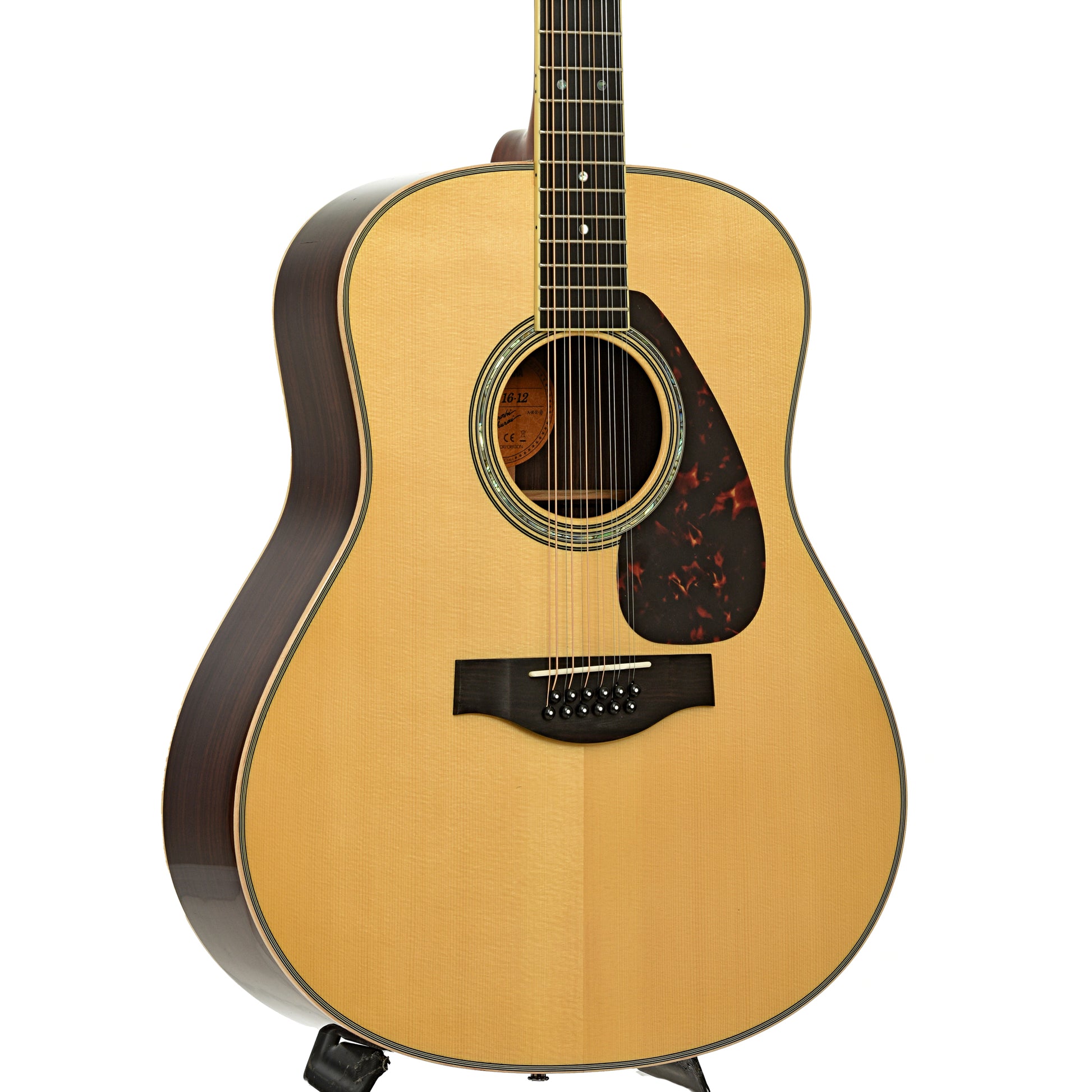 Front and side of Yamaha LL16-12 ARE Original 12-String