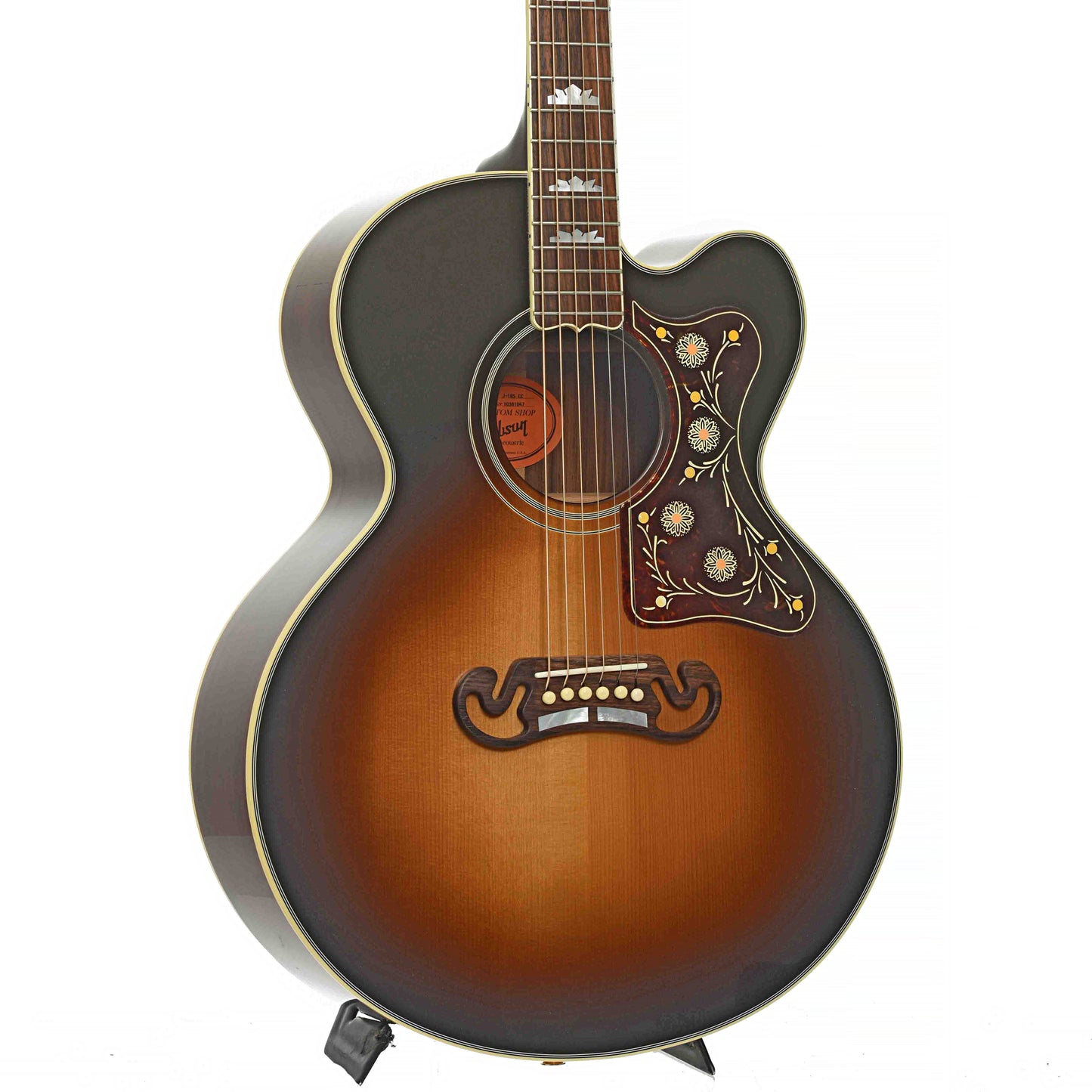 Front and side of Gibson Custom Shop J-185 EC