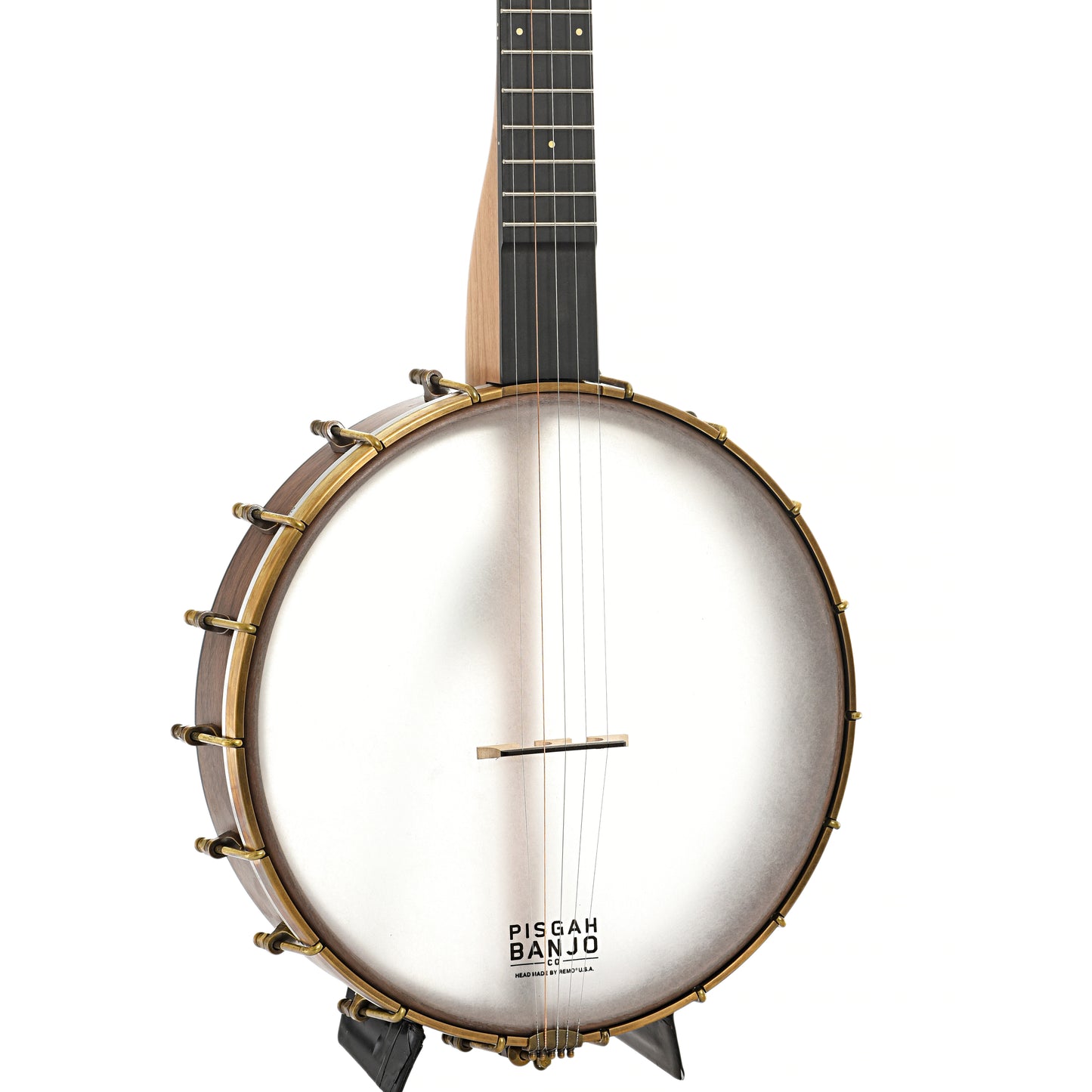 Front of Pisgah Roscoe 12in Openback Banjo & Gigbag