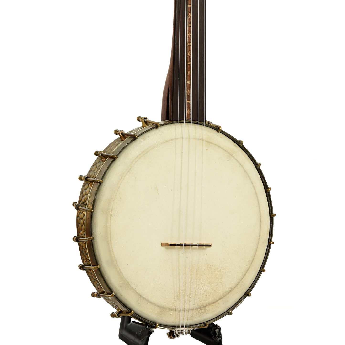 Front of Celebrated Benary Open Back Banjo 