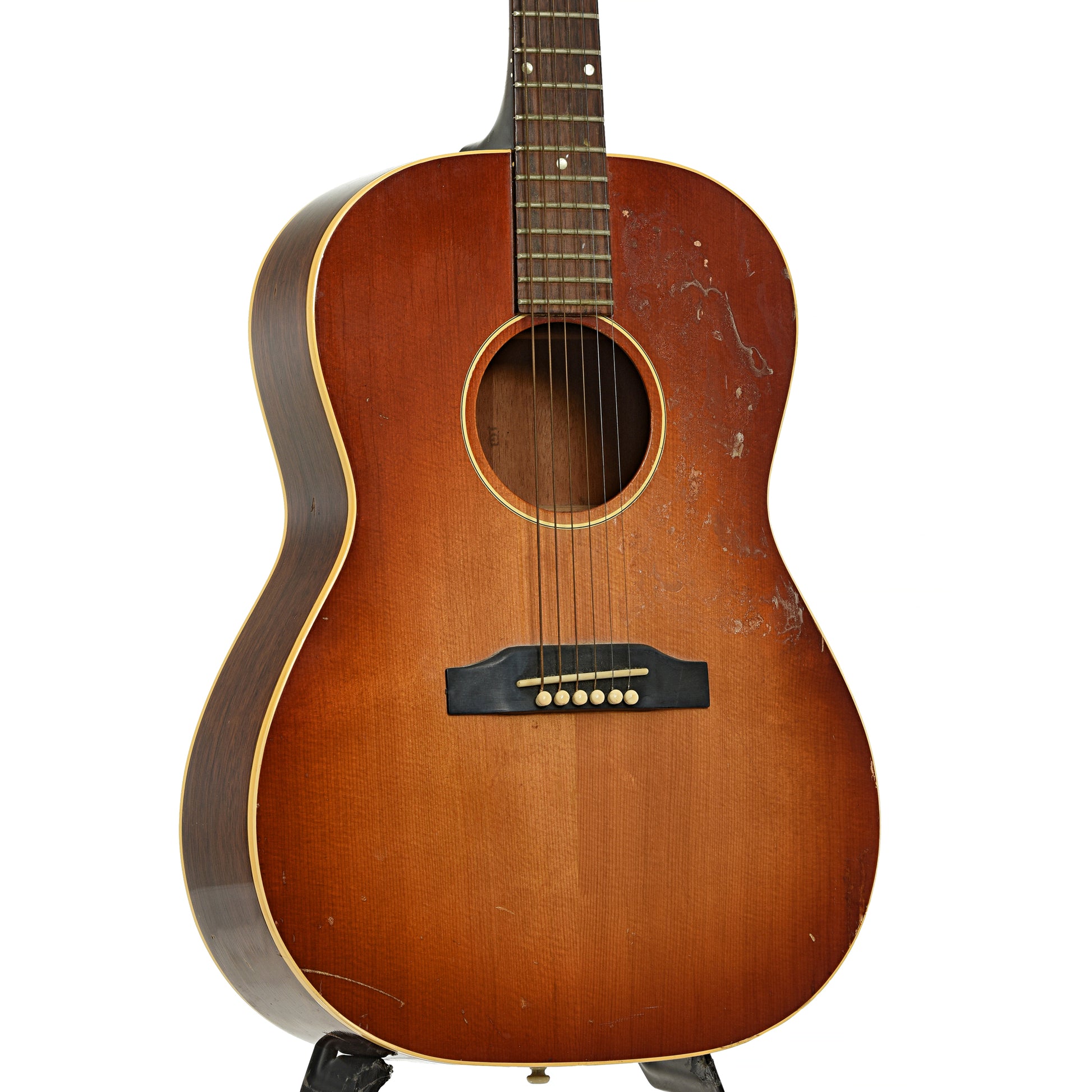 Front and side of Gibson LG-1 Acoustic Guitar 