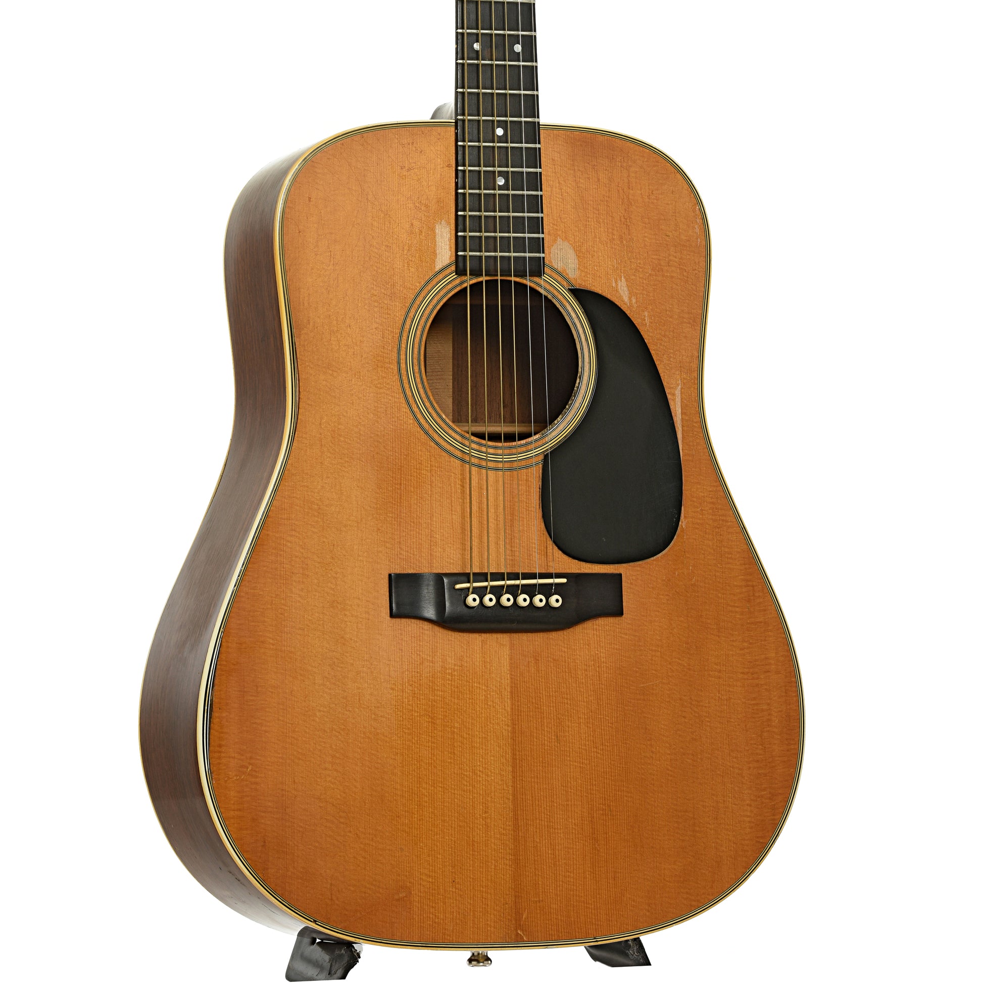Front and side of Martin D-28 Acoustic Guitar