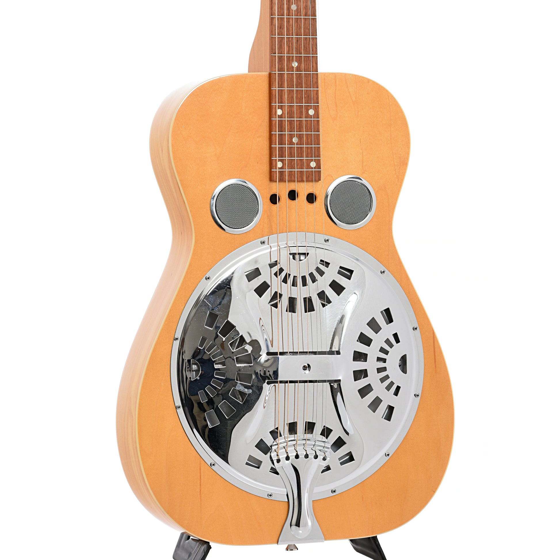 Front and side of Dobro 60DS Squareneck Resonator Guitar (1985)
