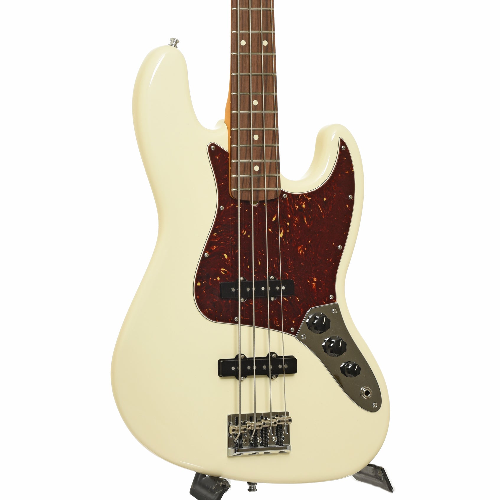 Front and side of Fender American Pro II Jazz Bass