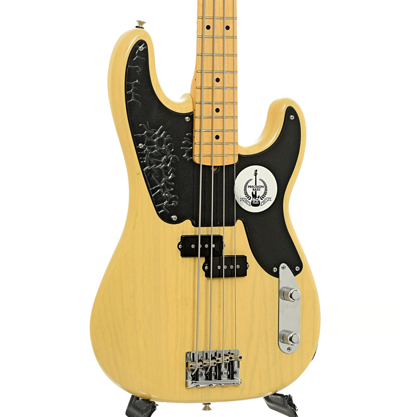 Front and side of Fender Limited Edition 60th Anniversary Precision Electric Bass