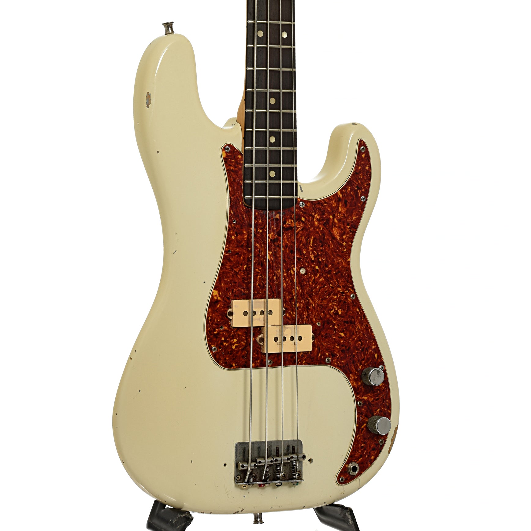 Front and side of Fender Precision Electric Bass 
