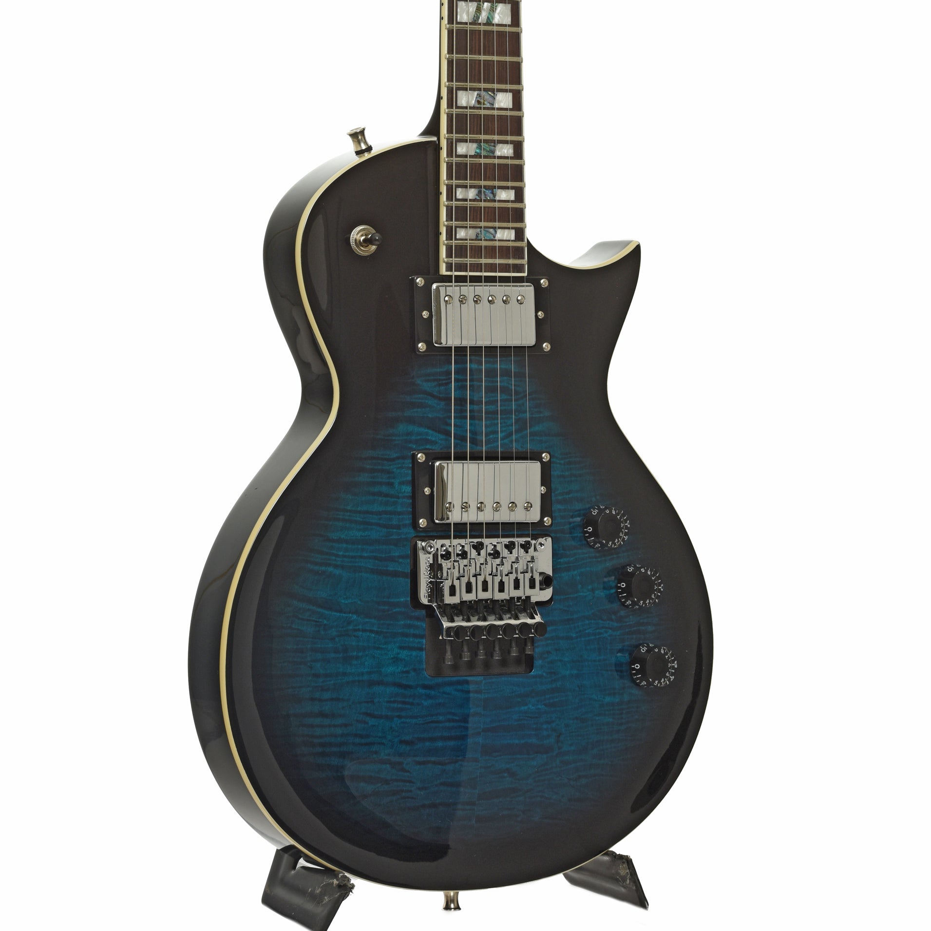 Front and side of ESP LTD Alex Skolnick Signature Electric Guitar