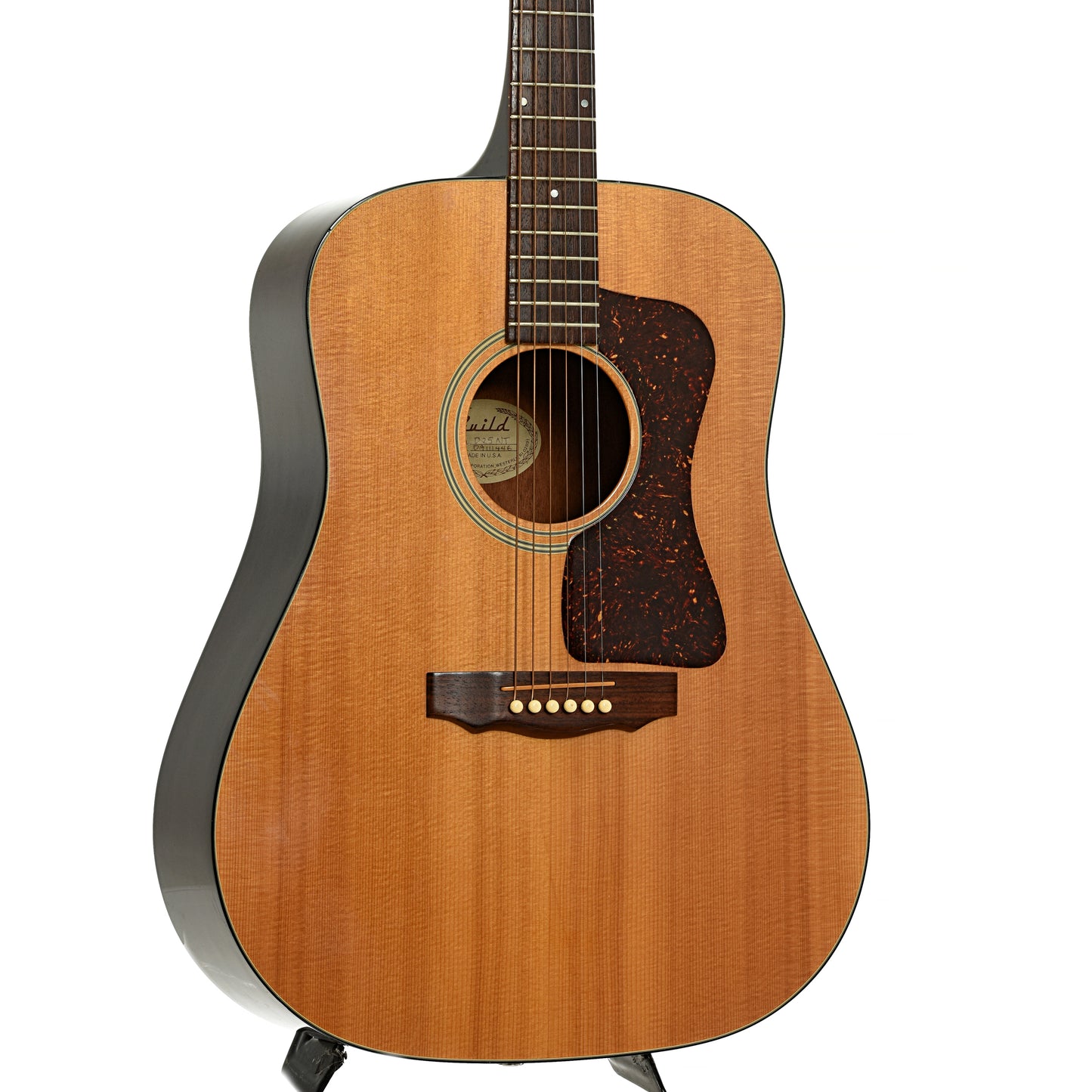 Front and side of Guild D25 NT Acoustic Guitar 