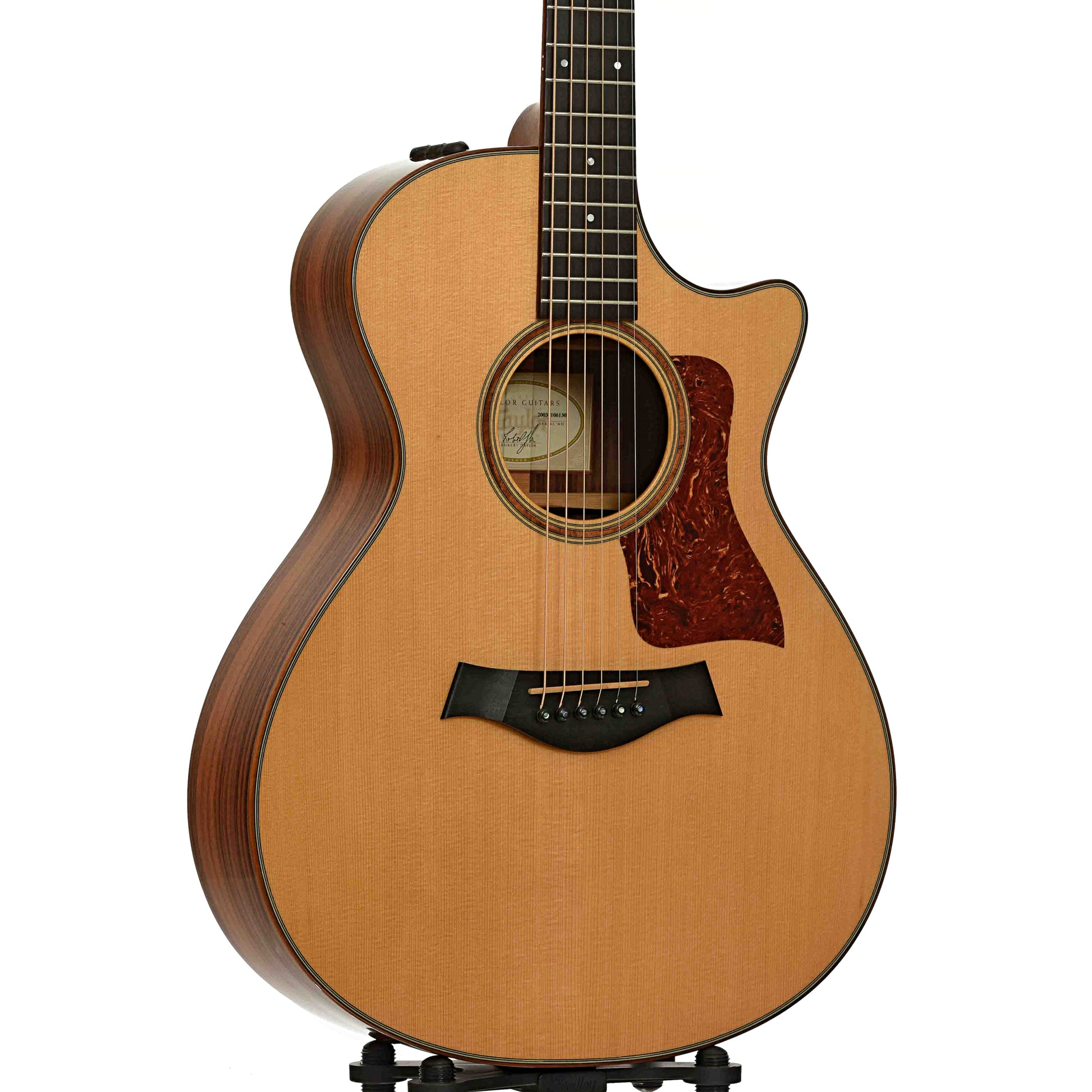 Front and side of Taylor 712ce Acoustic-Electric Guitar 