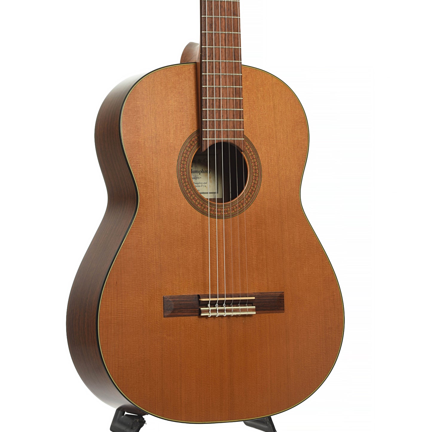 Front and side of Martin-Humphrey C-1R Classical Acoustic Guitar 