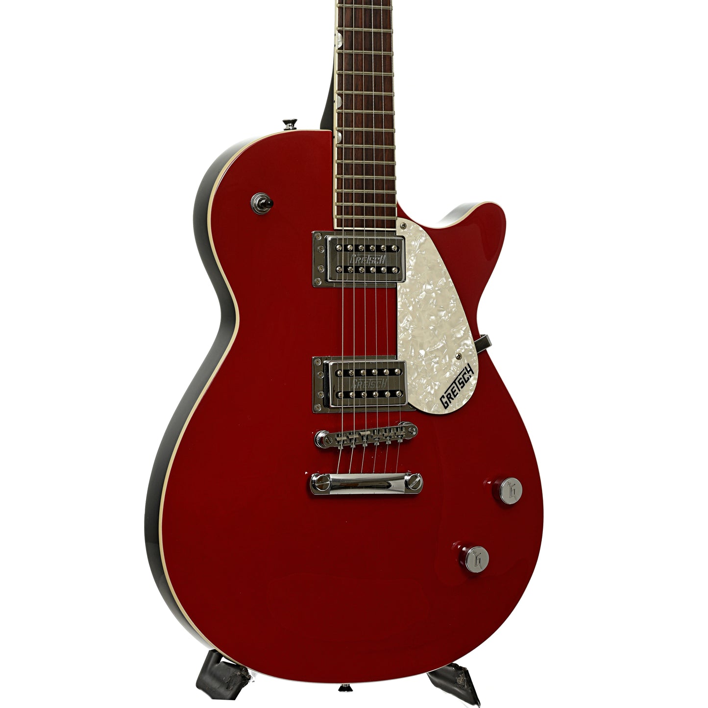 Front and side of Gretsch G5425 Jet Club Electromatic Electric Guitar