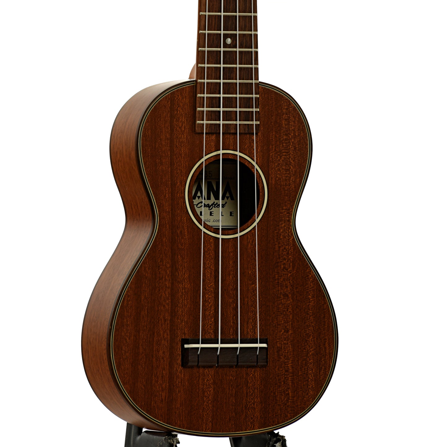 Front and side of Ohana SK-35S Soprano Ukulele